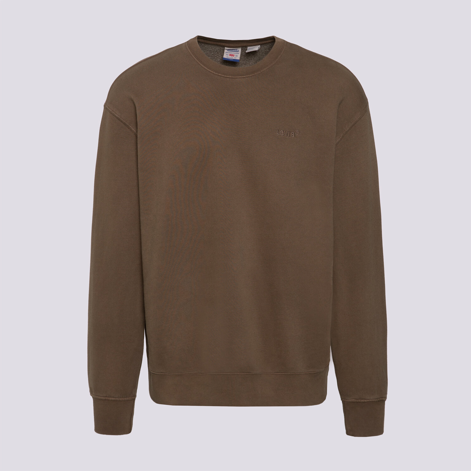 Bluza męska LEVI'S BLUZA AUTHENTIC CREW BROWNS A9244-0034 BRĄZOWY