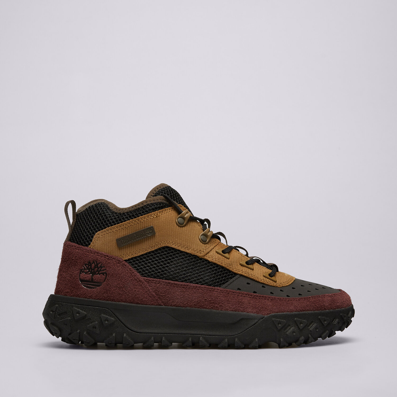 Buty sneakersy męskie TIMBERLAND GREENSTRIDE MOTION 6 MID LACE SNEAKER TB0A6CW1A6M1 BORDOWY