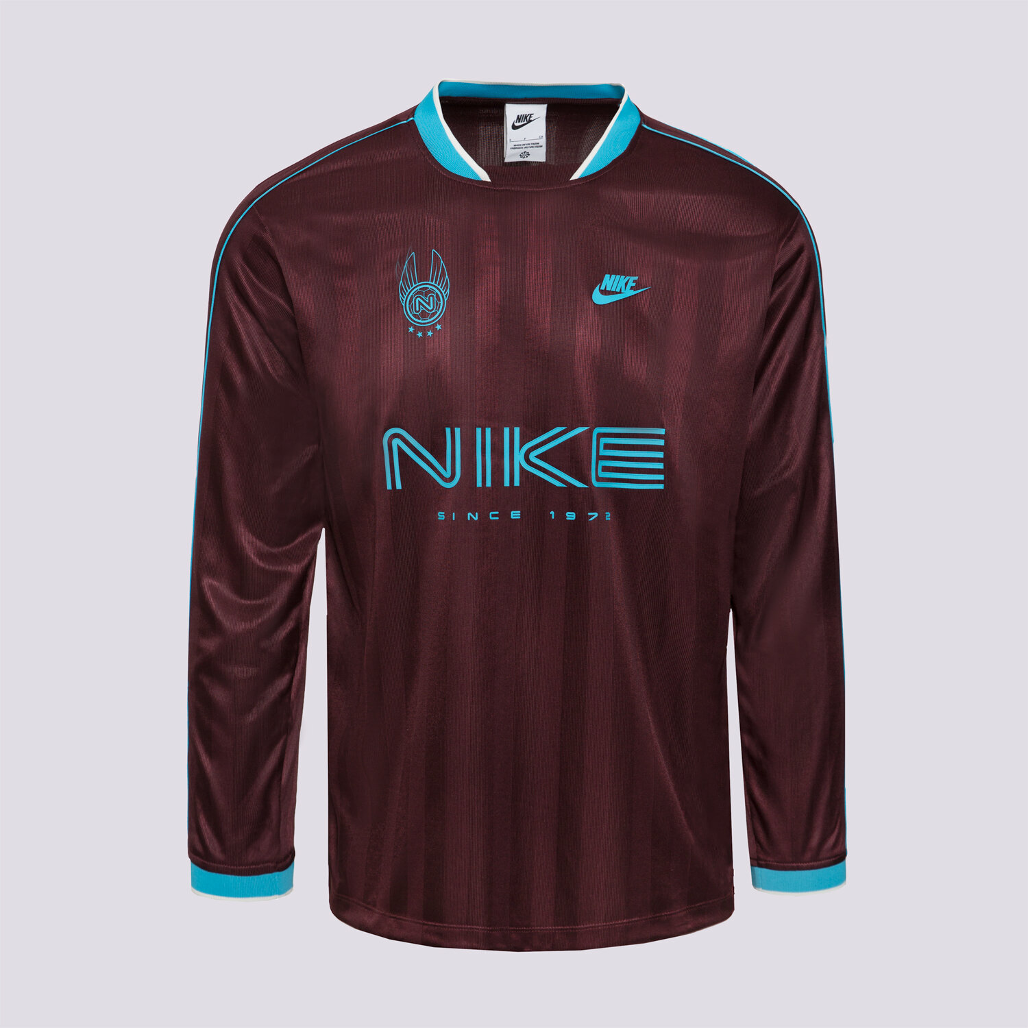 Koszulka, t-shirt damski NIKE T-SHIRT W NSW LS JERSEY IM7452-652 BORDOWY