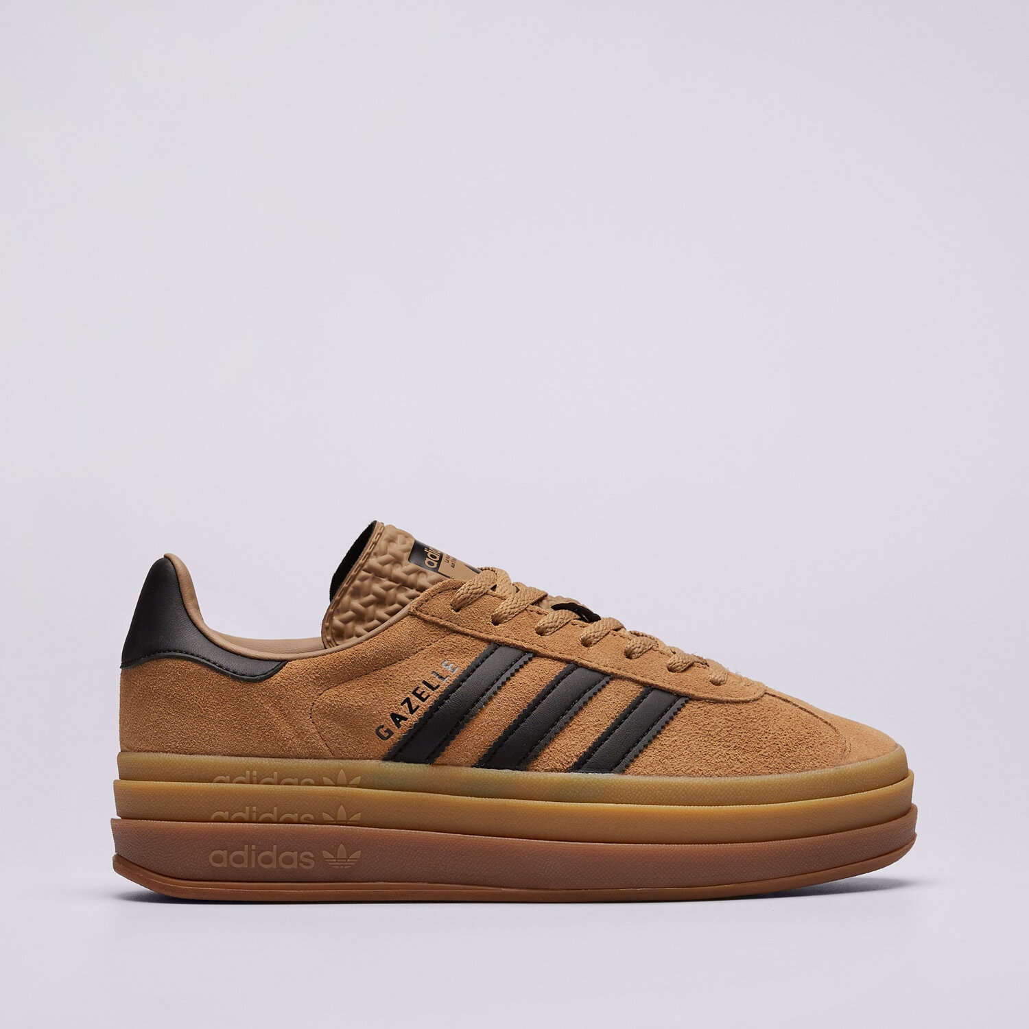 Buty sneakersy damskie ADIDAS GAZELLE BOLD W JQ3582 BRĄZOWY