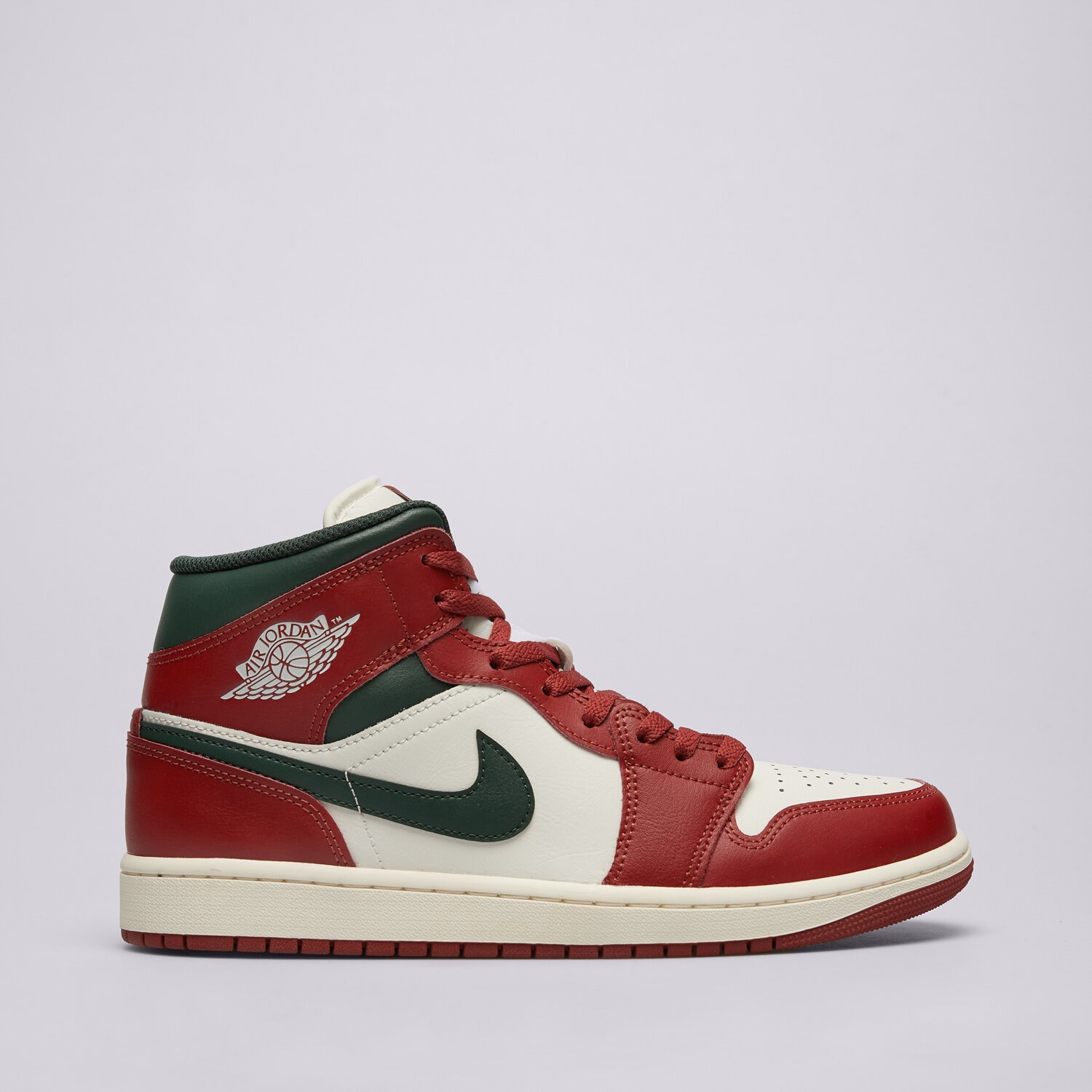 Buty sneakersy męskie AIR JORDAN 1 MID  DQ8426-105 BIAŁY