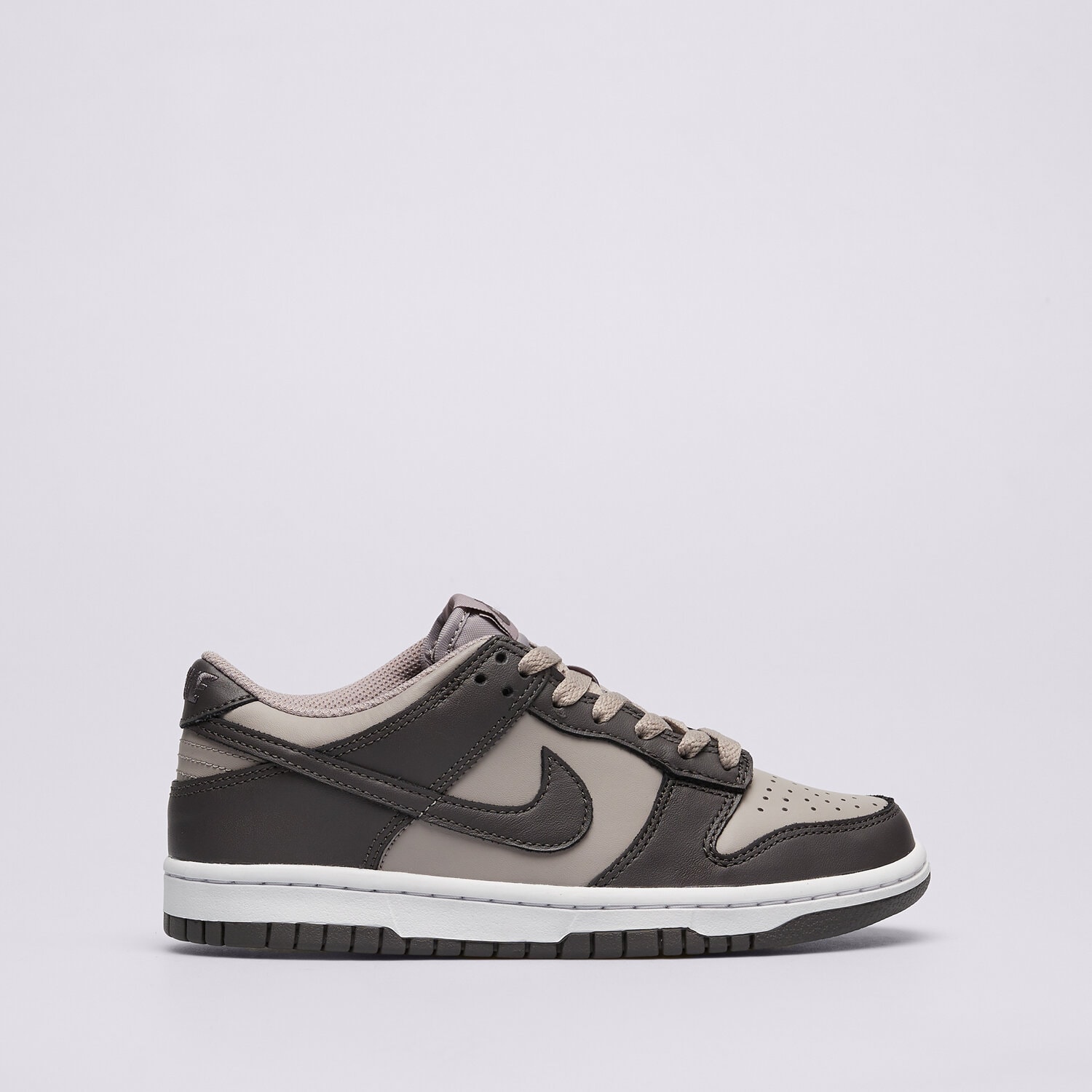 Buty sneakersy dla dzieci NIKE DUNK LOW BG FB9109-203 BRĄZOWY