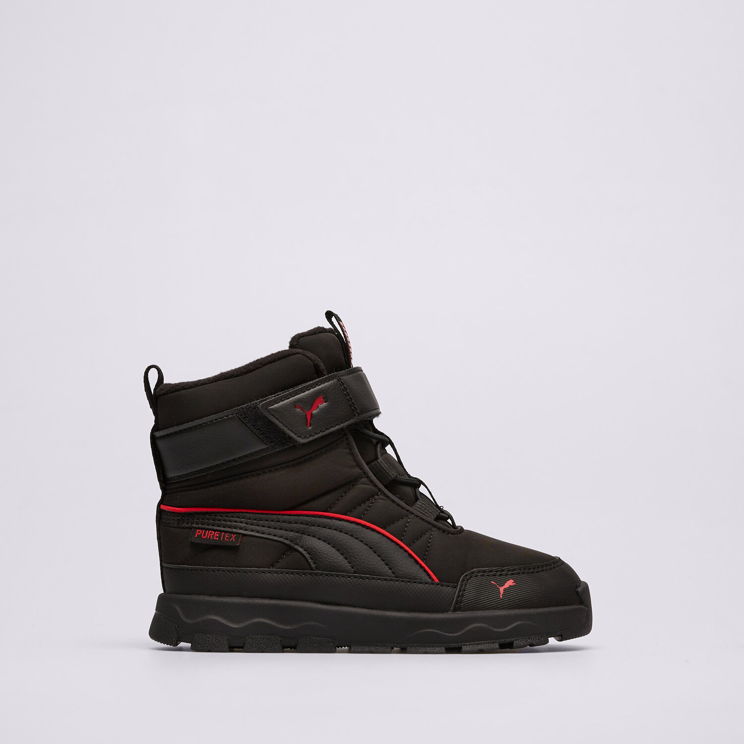 Buty zimowe, trekkingowe, outdoor dla dzieci PUMA EVOLVE BOOT PURETEX AC+PS 39264906 CZARNY