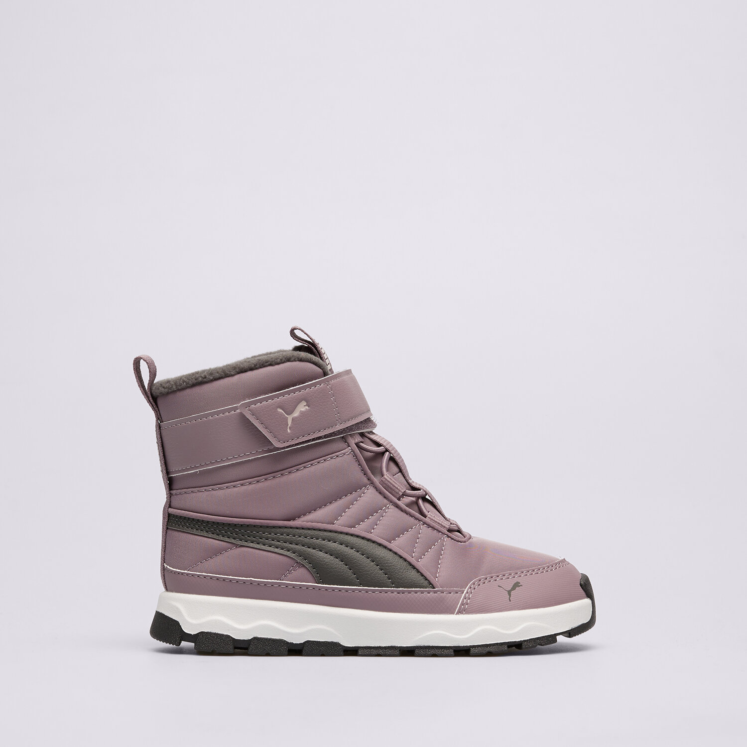 Buty zimowe, trekkingowe, outdoor dla dzieci PUMA EVOLVE BOOT AC+ PS 39264509 FIOLETOWY