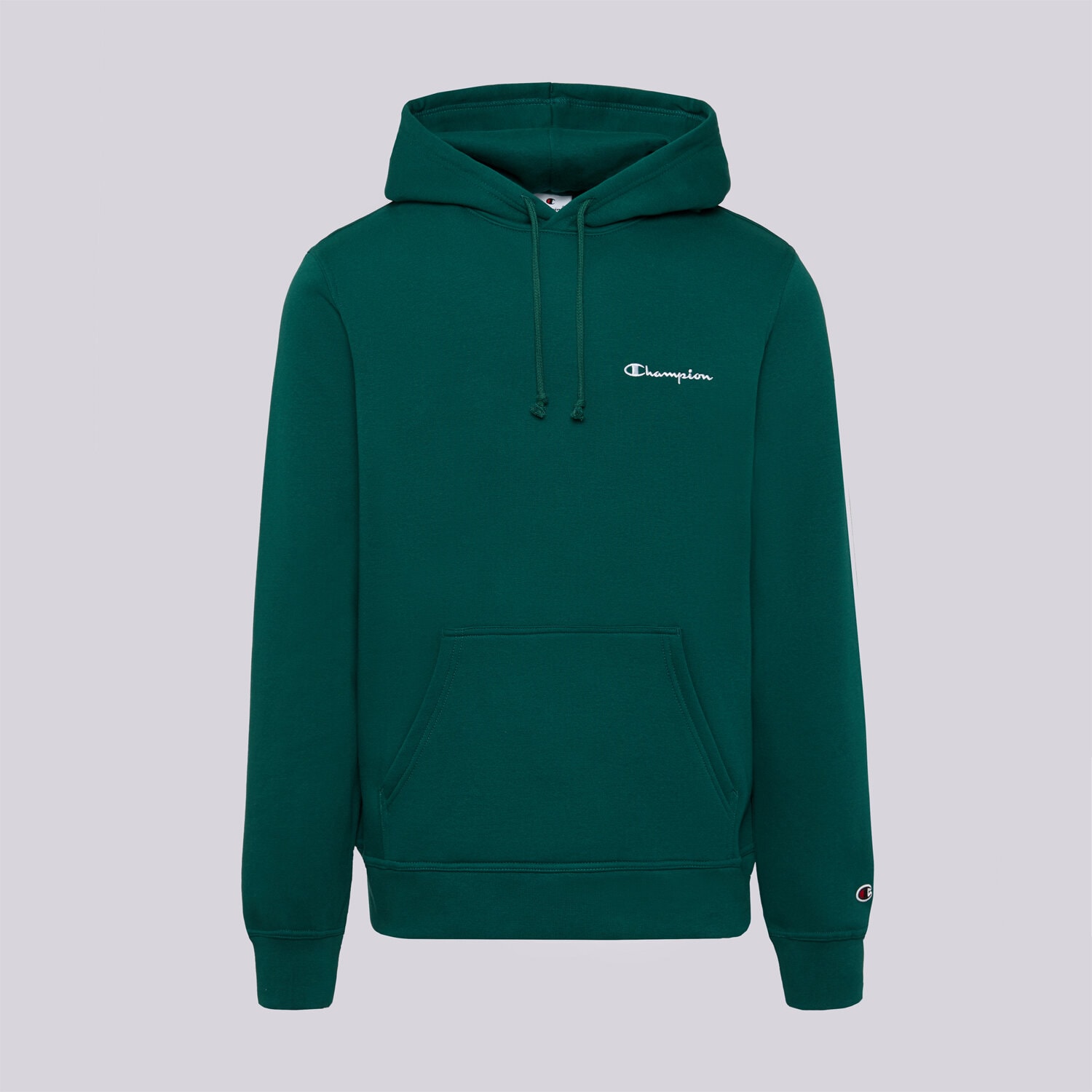 Bluza męska CHAMPION BLUZA Z KAPTUREM HOODED SWEATSHIRT 221790GS584 ZIELONY