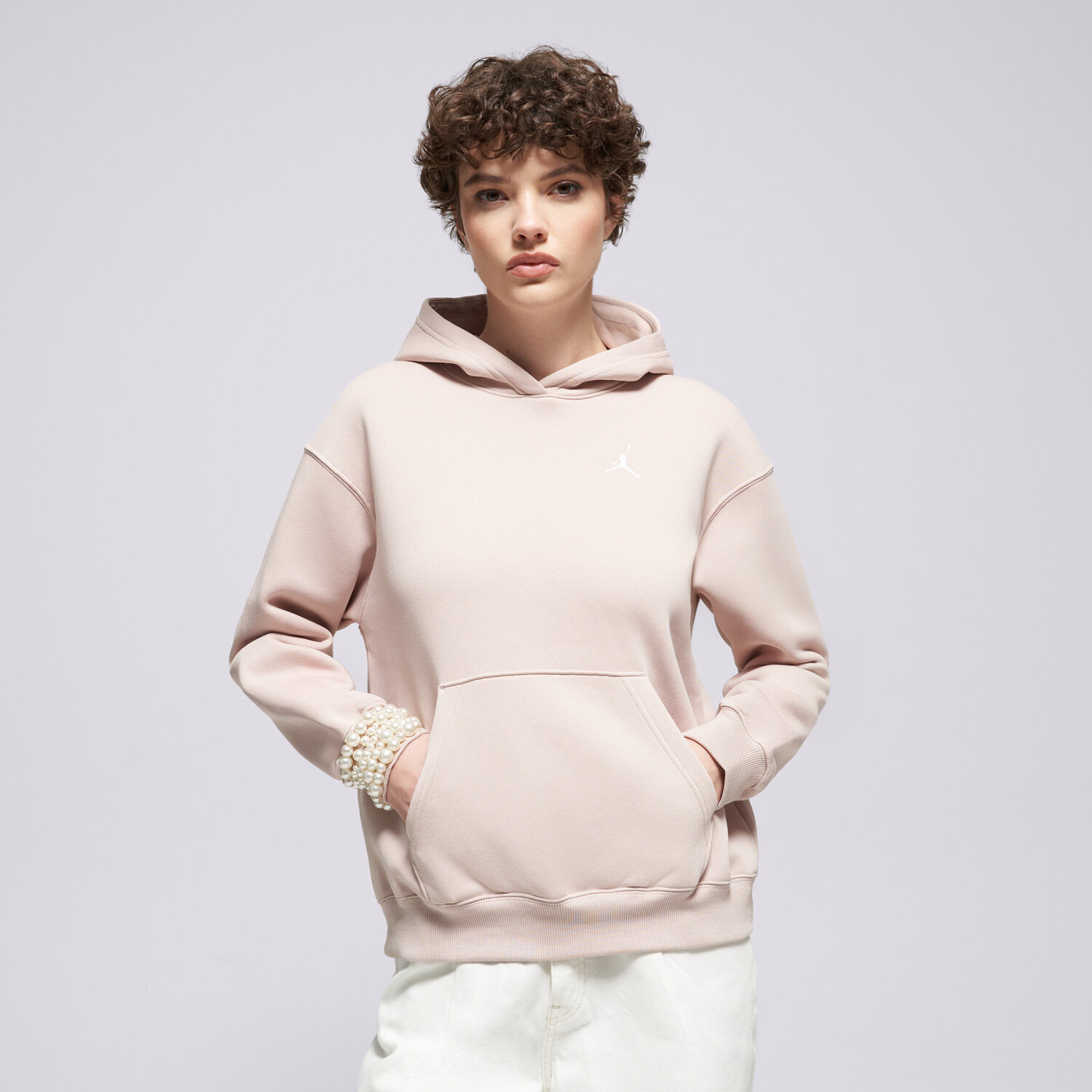 Bluza damska JORDAN BLUZA Z KAPTUREM W J BRK FLC PO 24 FV7071-292 BEŻOWY