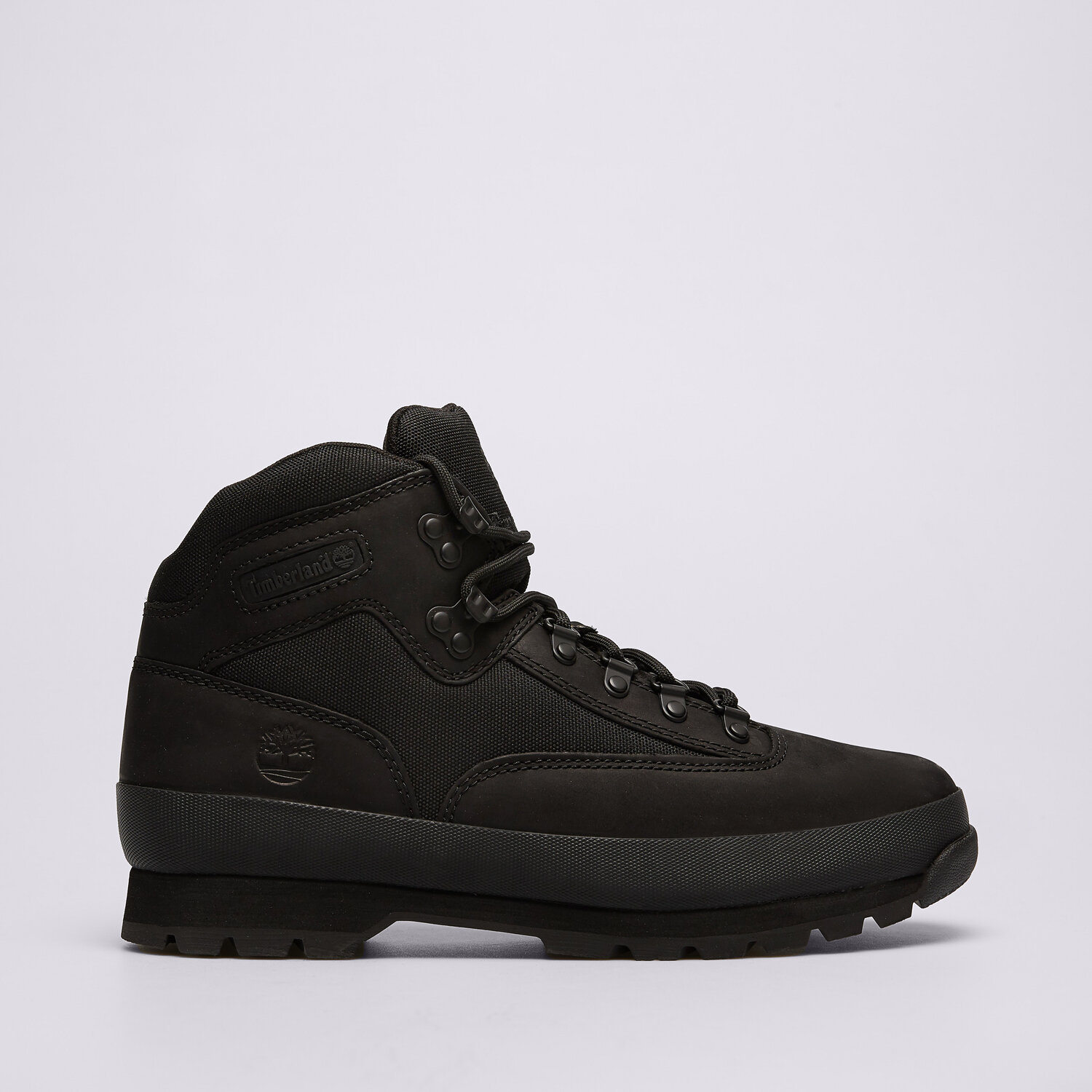 Buty sneakersy męskie TIMBERLAND EURO HIKER MID LACE BOOT TB0A28A2W051 CZARNY