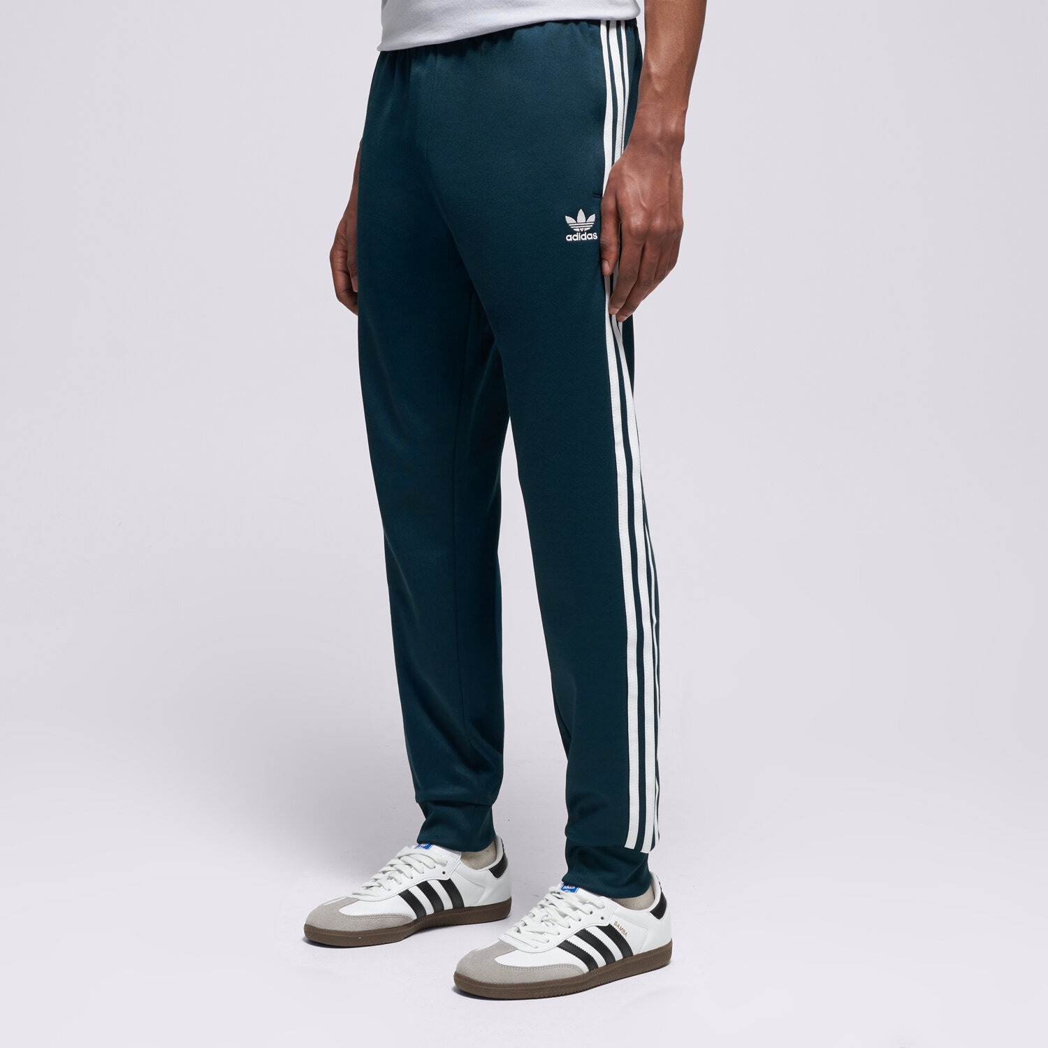 Spodnie sportowe męskie ADIDAS SPODNIE SST TP JY1288 ZIELONY