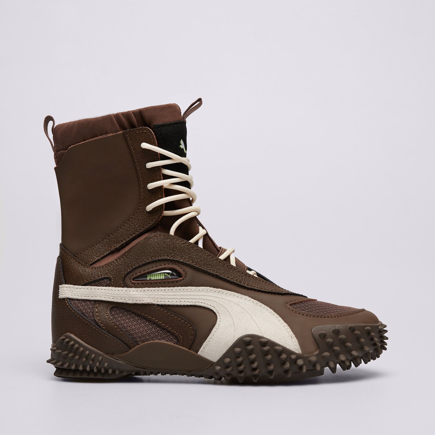 Buty sneakersy damskie PUMA MOSTRO MID WNS 40287204 BRĄZOWY