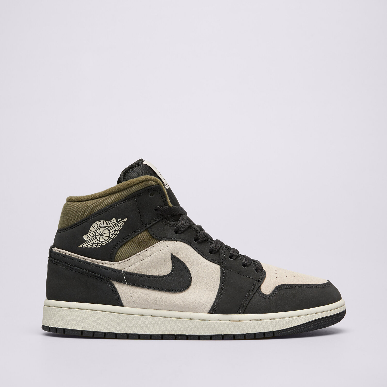 Buty sneakersy męskie AIR JORDAN 1 MID  HV4091-102 ZIELONY