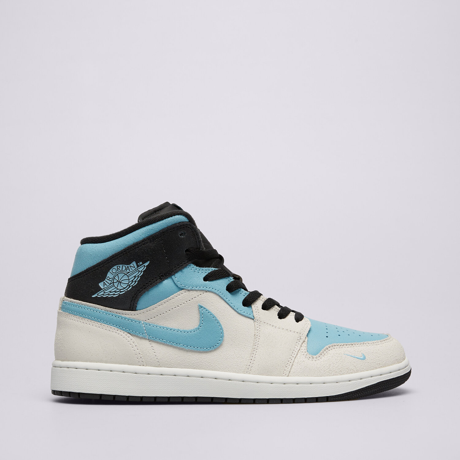 Buty sneakersy męskie AIR JORDAN 1 MID SE IM6567-121 BIAŁY
