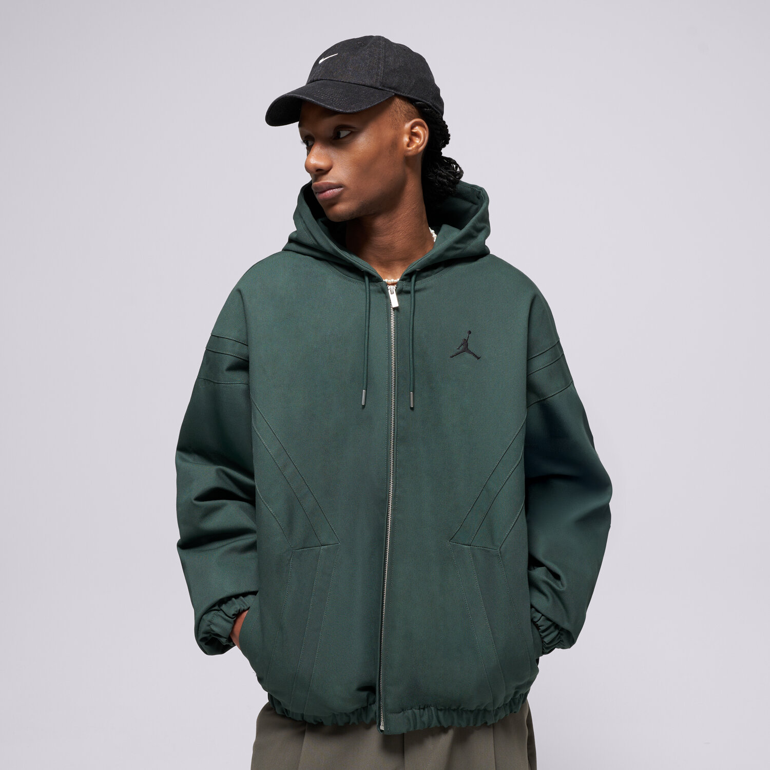 Kurtka zimowa męska JORDAN KURTKA M J FLT DRAFT JKT HV1848-316 ZIELONY