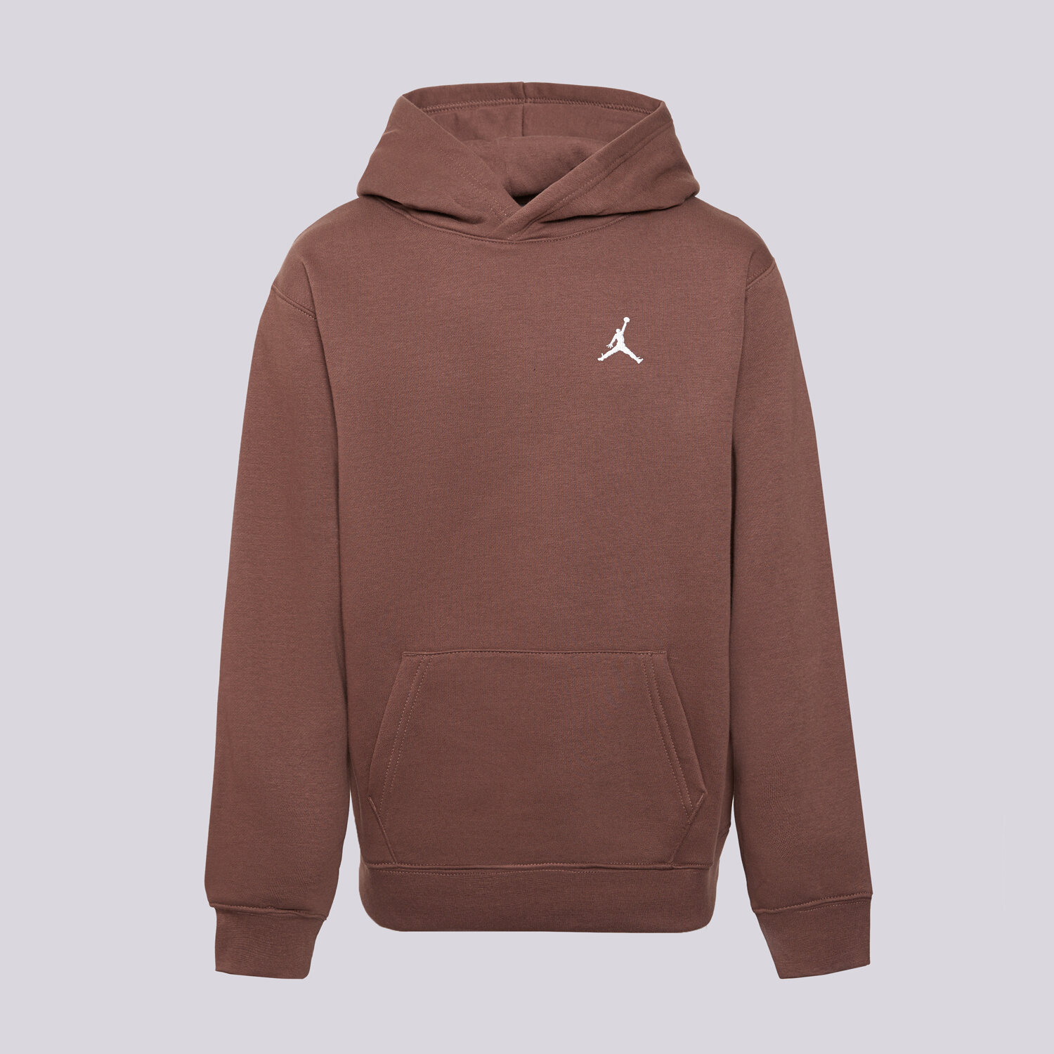 Sportowa bluza dziecięca JORDAN BLUZA Z KAPTUREM MJ BRKLN FLC PO HOODIE BOY 95F116-X25 BRĄZOWY
