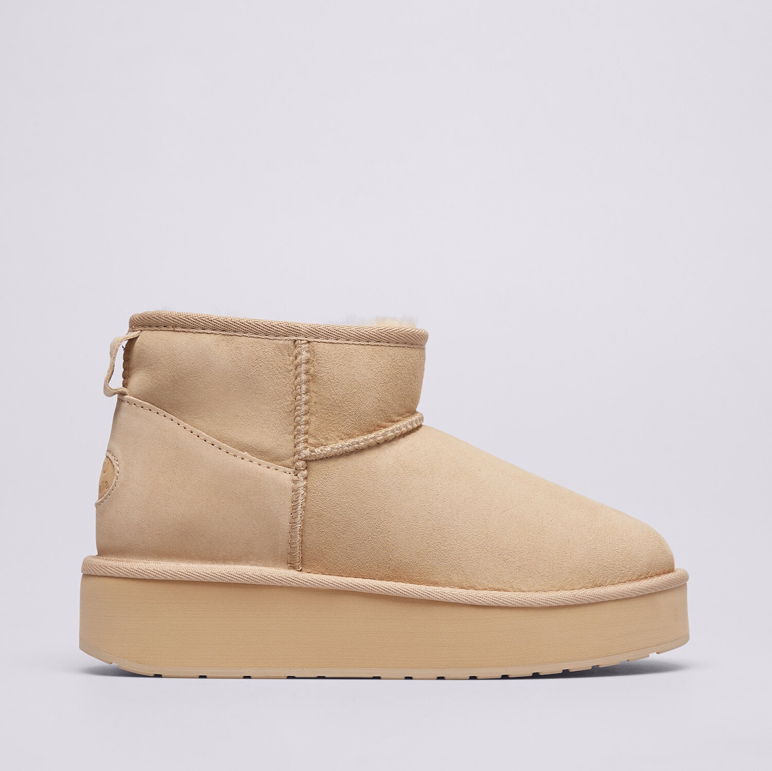 Buty zimowe damskie EMU AUSTRALIA STINGER MICRO FLATFORM 2.0 W13296MACADAMIA BEŻOWY