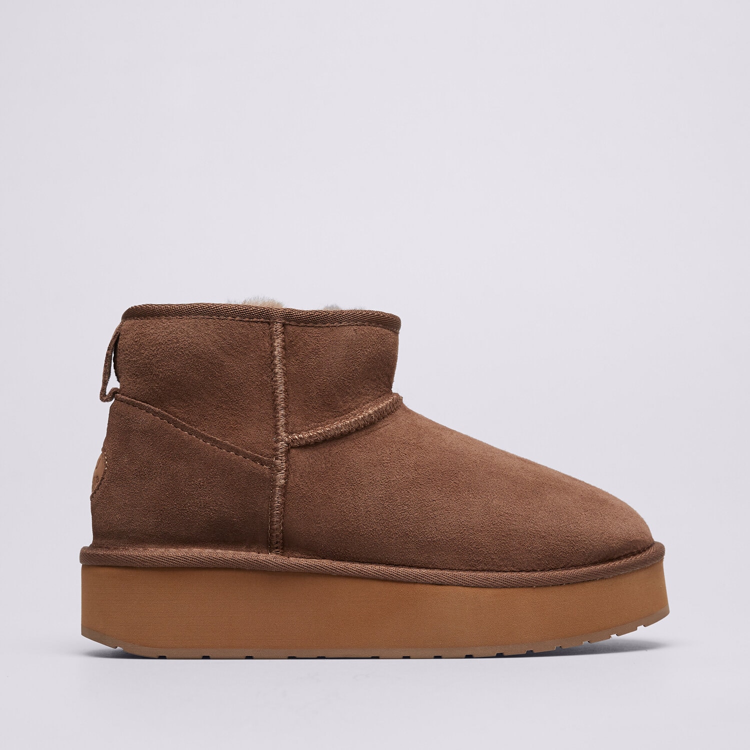 Buty zimowe damskie EMU AUSTRALIA STINGER MICRO FLATFORM 2.0 W13296MUSHROOM BRĄZOWY