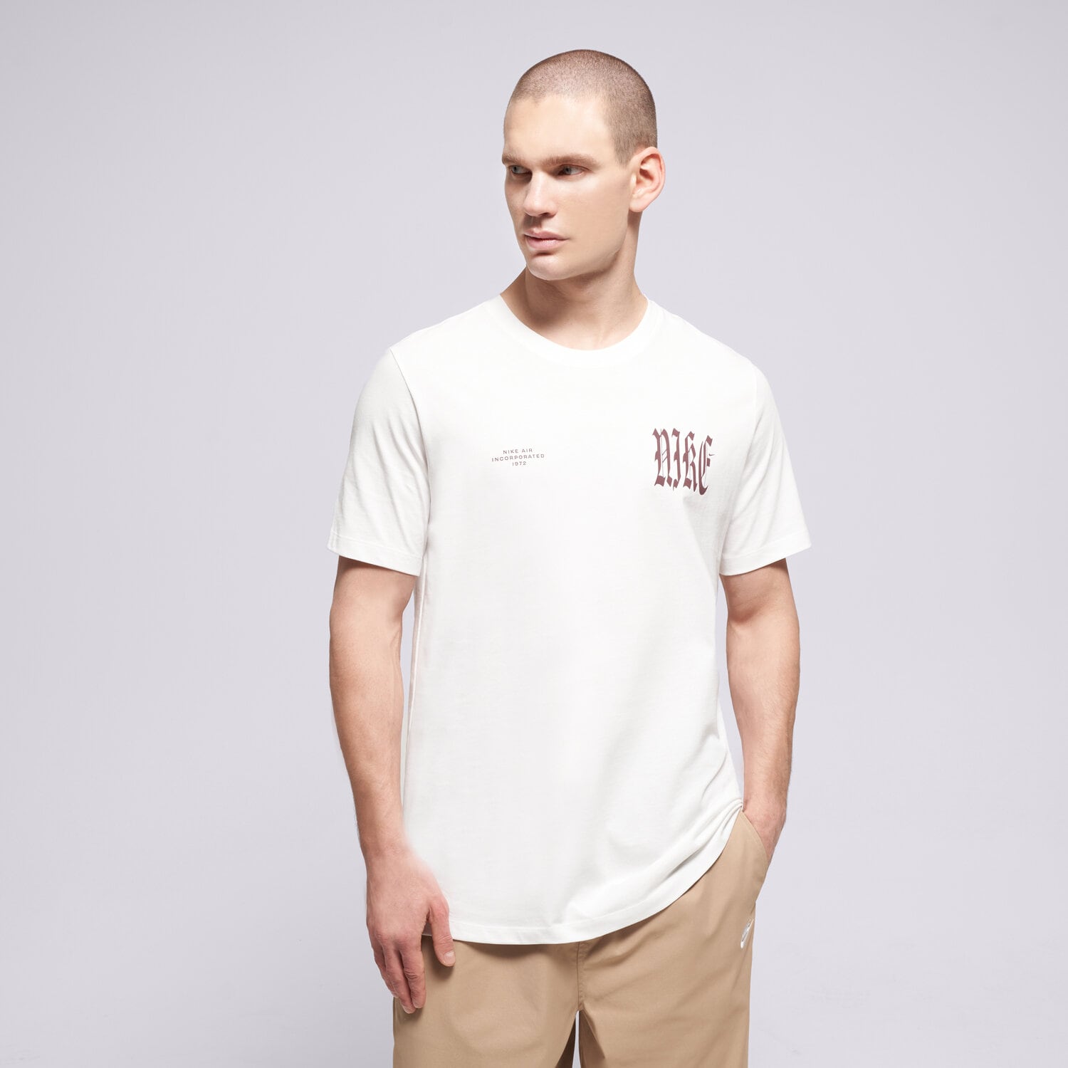 Koszulka, t-shirt sportowy męski NIKE T-SHIRT U NSW TEE STD WE FLOAT IH1139-100 BIAŁY