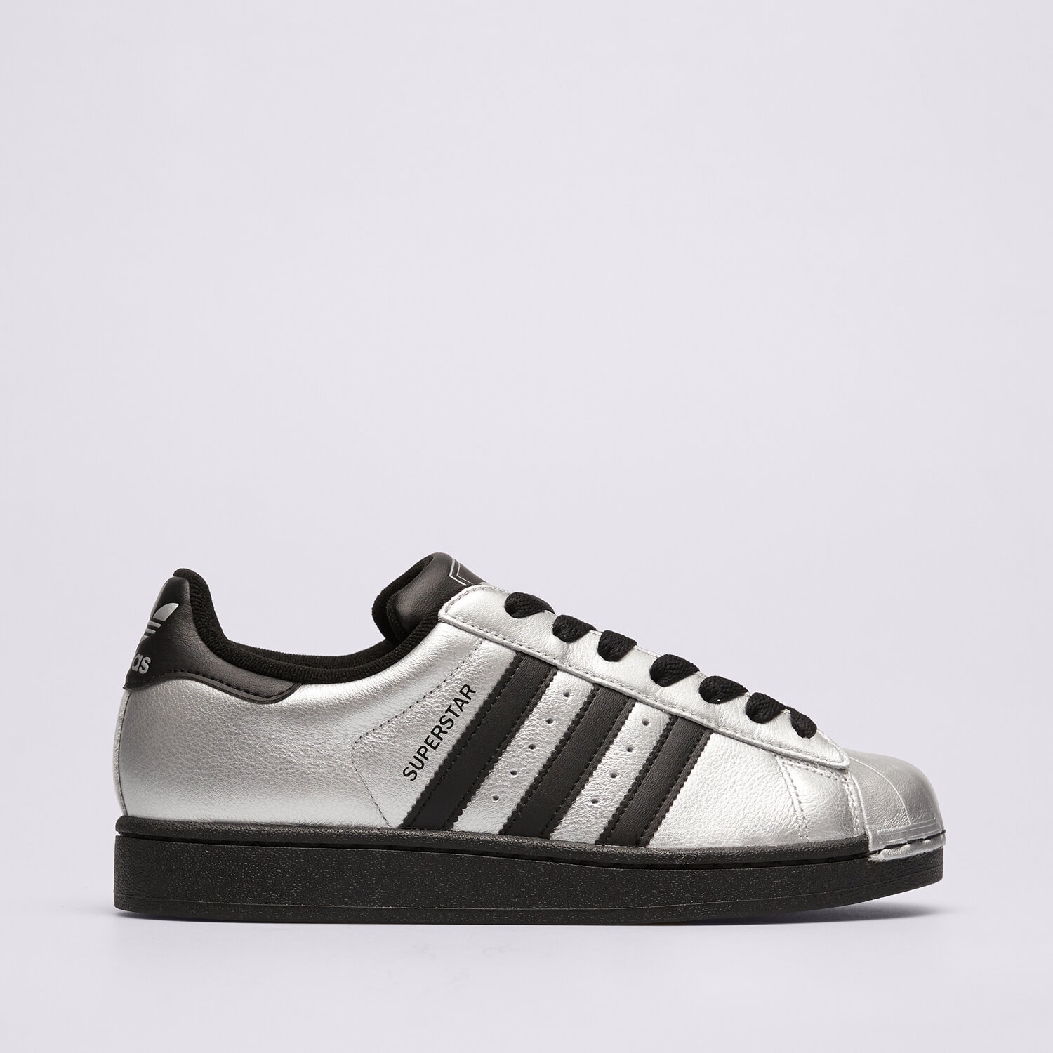 Buty sneakersy damskie ADIDAS SUPERSTAR II W IH1599 SREBRNY