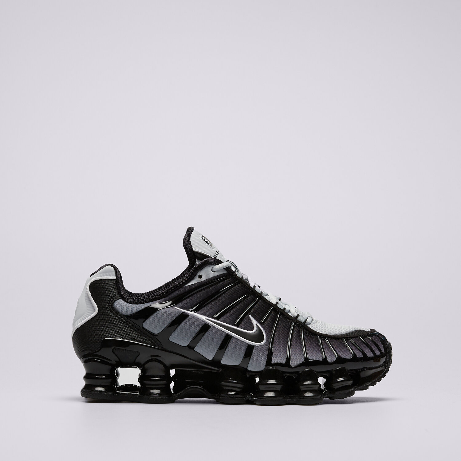 Buty sneakersy dla dzieci NIKE SHOX TL GS IO4645-005 SZARY
