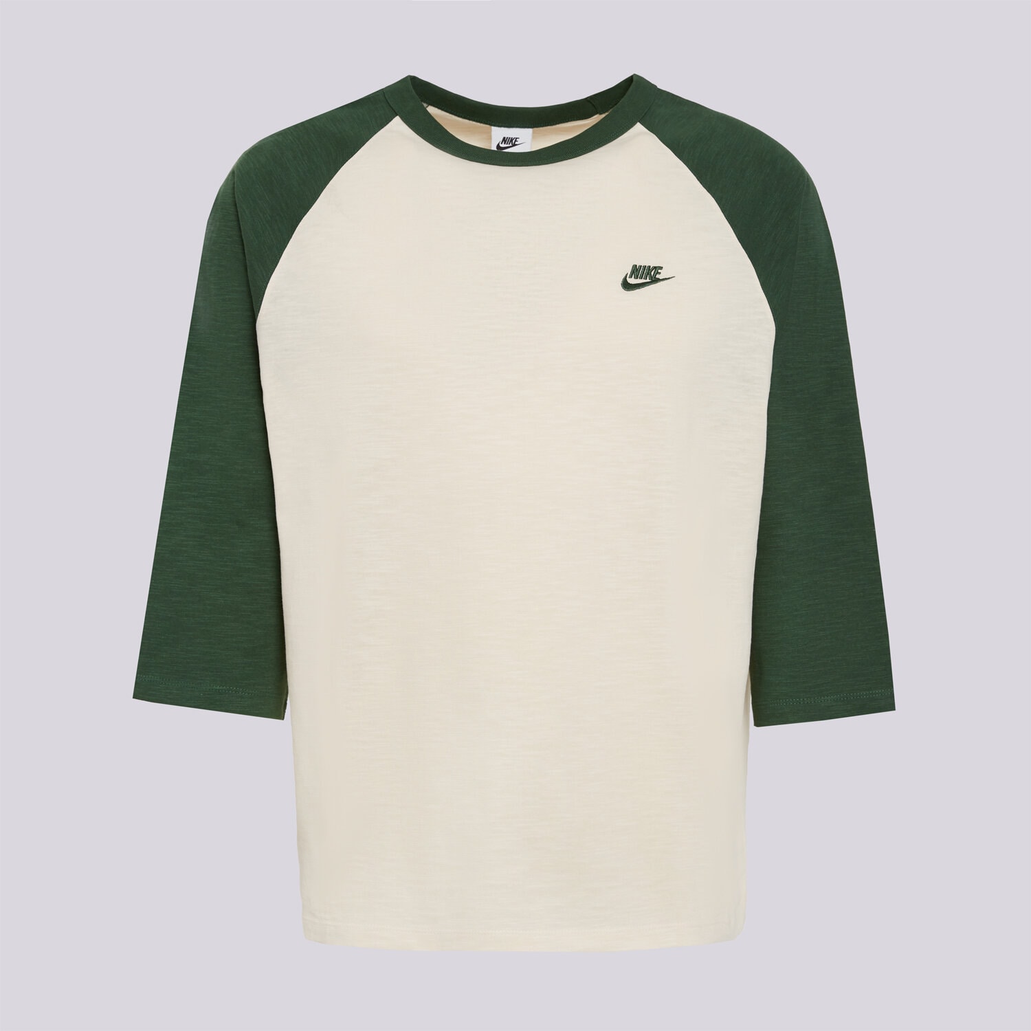 Koszulka, t-shirt sportowy męski NIKE T-SHIRT M NK CLUB 3/4 RAGLAN TOP IF0755-323 MULTICOLOR
