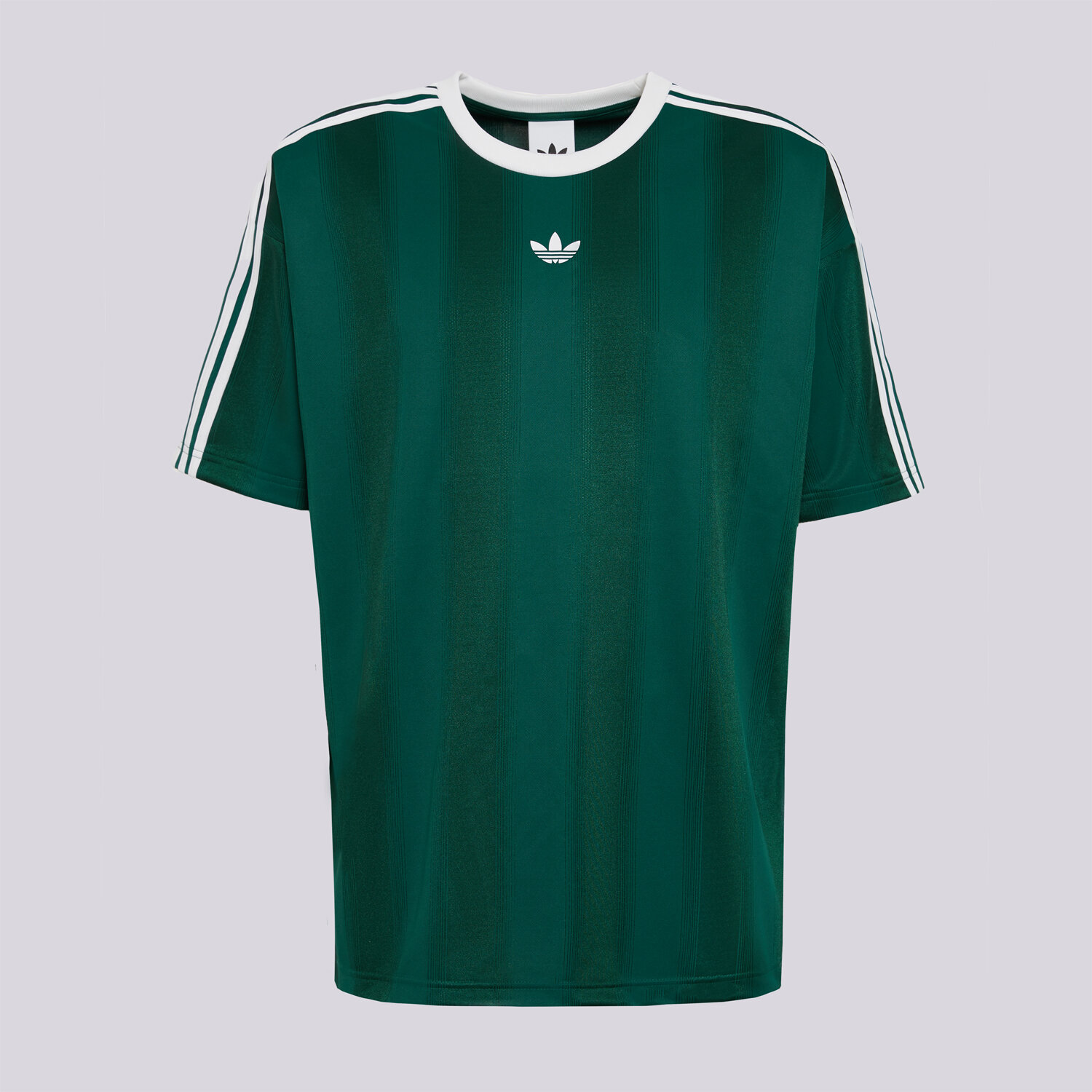 Koszulka, t-shirt sportowy męski ADIDAS T-SHIRT JACQUARD JERSEY KD5834 ZIELONY