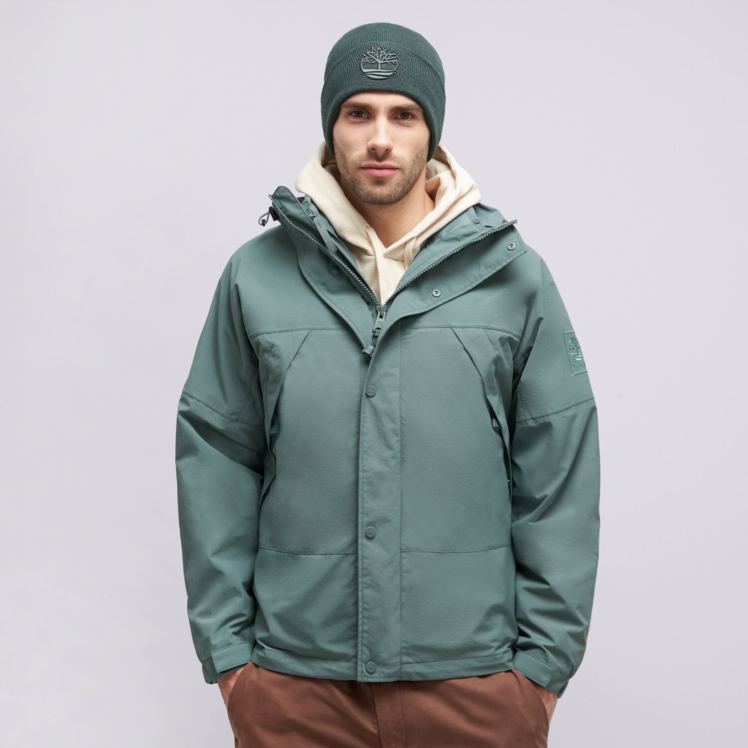 Kurtka zimowa męska TIMBERLAND KURTKA ZIMOWA WINNICK WP 3IN1 JACKET TB0A64773921 ZIELONY