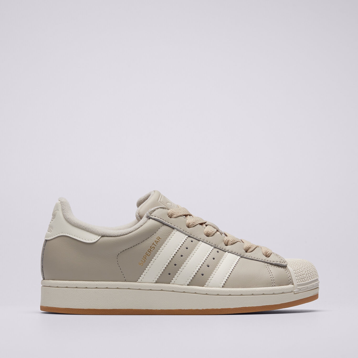 Buty sneakersy damskie ADIDAS SUPERSTAR II W IH4145 BEŻOWY