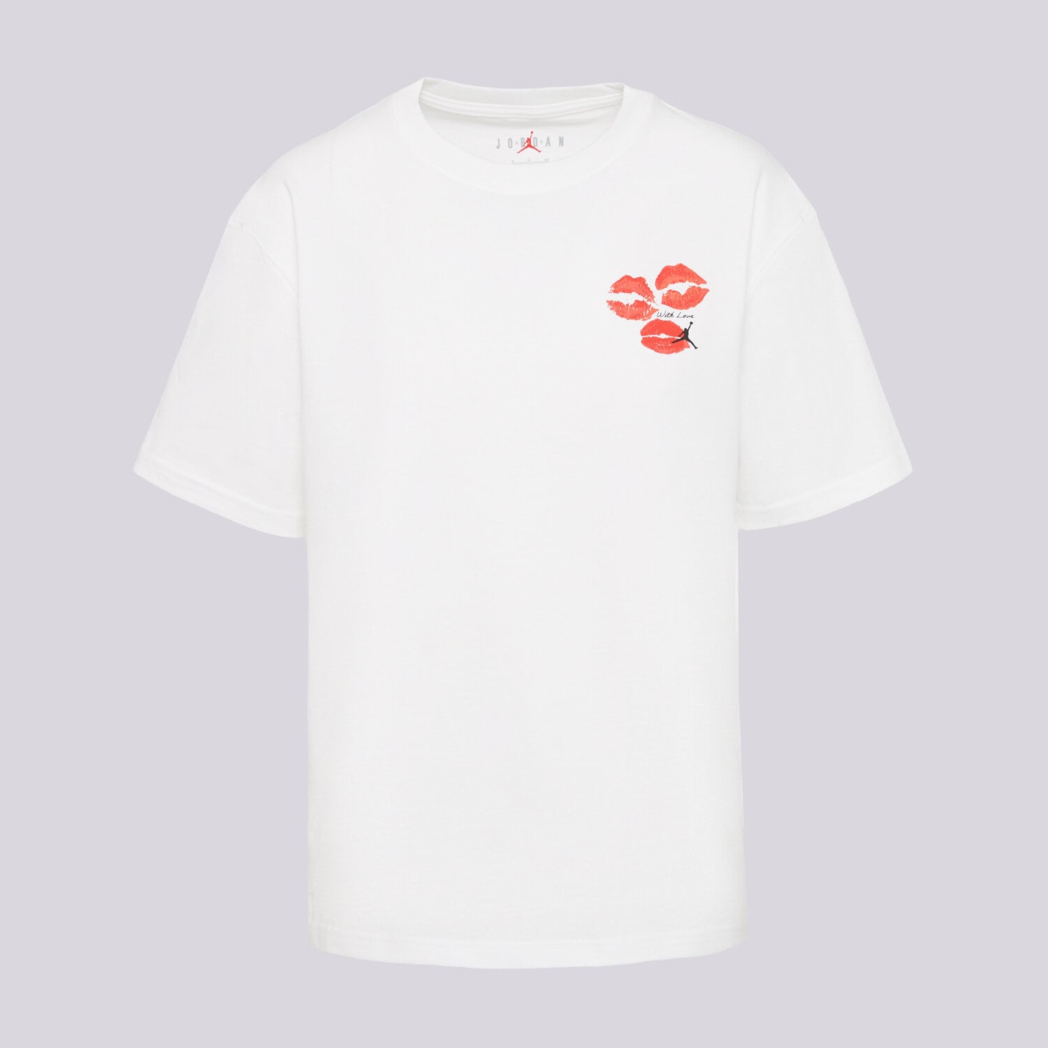 Koszulka, t-shirt damski JORDAN T-SHIRT W J FLT SS GF GFX TEE KISS IF0797-100 BIAŁY