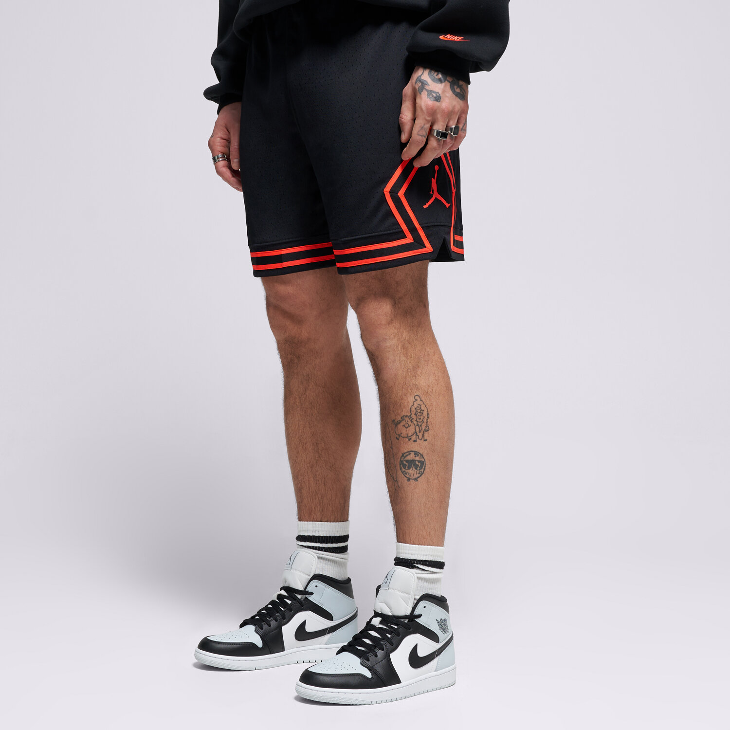 Krótkie spodenki, szorty męskie JORDAN SZORTY JORDAN SPORT HF9910-014 CZARNY