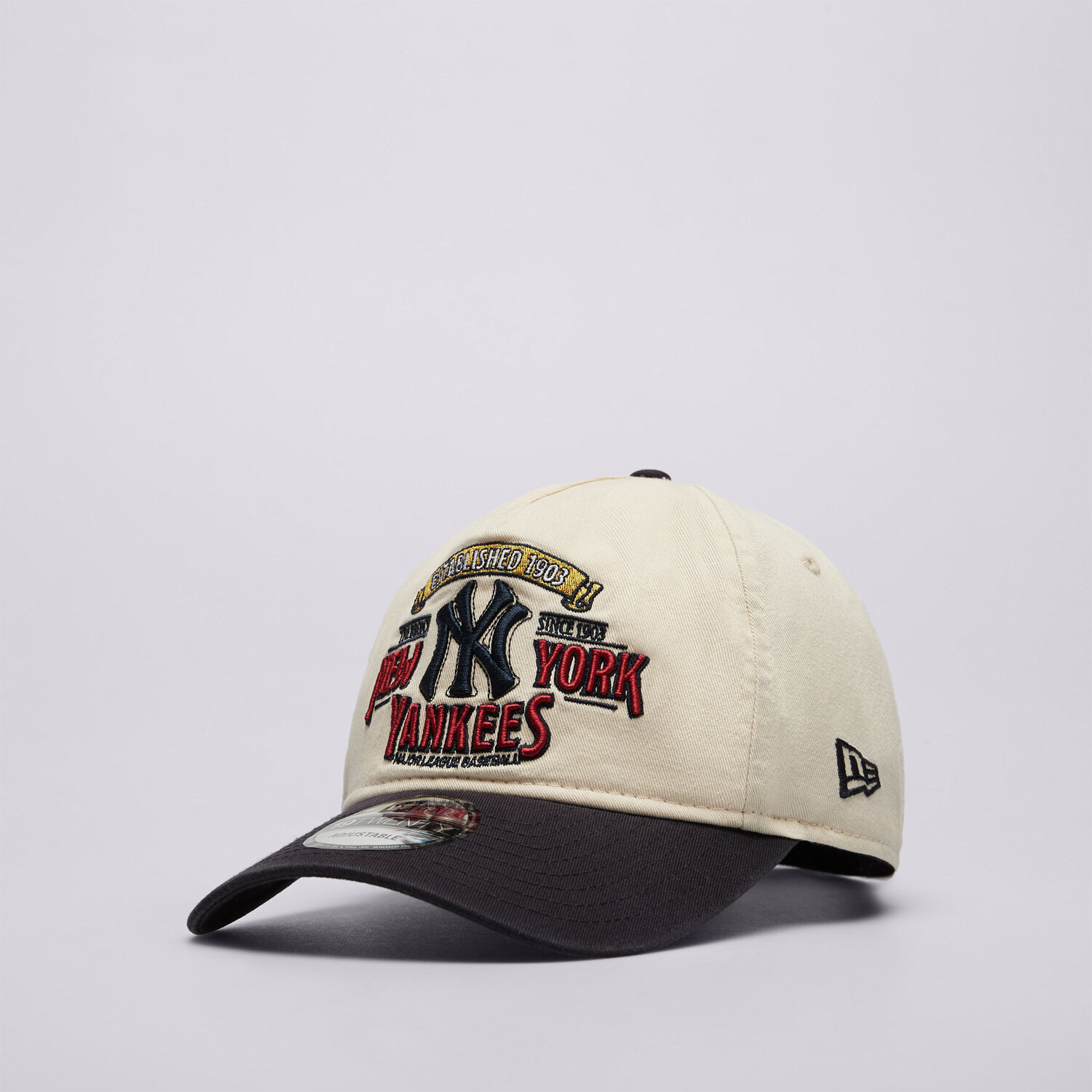 Czapka z daszkiem męska NEW ERA CZAPKA WASHED GRAPHIC 1920 NYY NEW YORK YANKEES 60771834 BEŻOWY