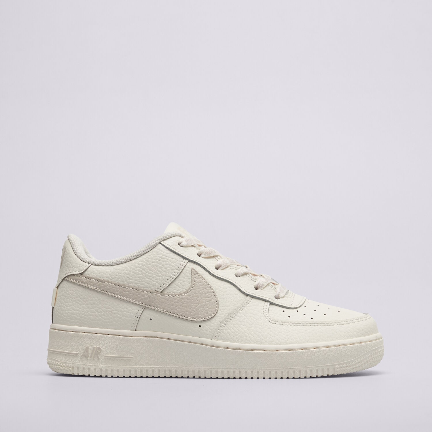 Buty sneakersy dla dzieci NIKE AIR FORCE 1 GS IR0270-101 KREMOWY