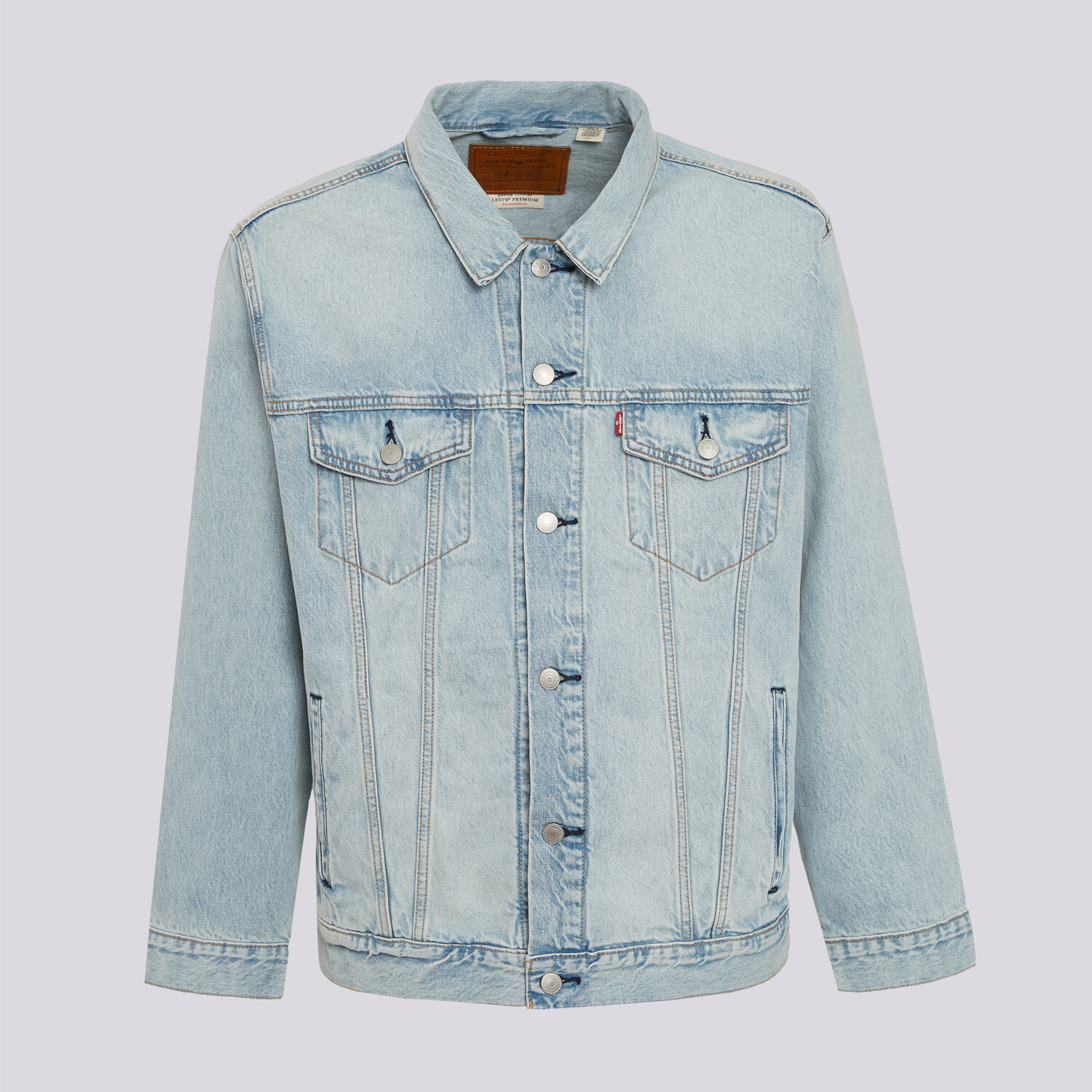 Kurtka wiosenna / jesienna męska LEVI'S KURTKA RELAXED FIT TRUCKER LIGHT INDIGO - WORN IN A5782-0112 NIEBIESKI