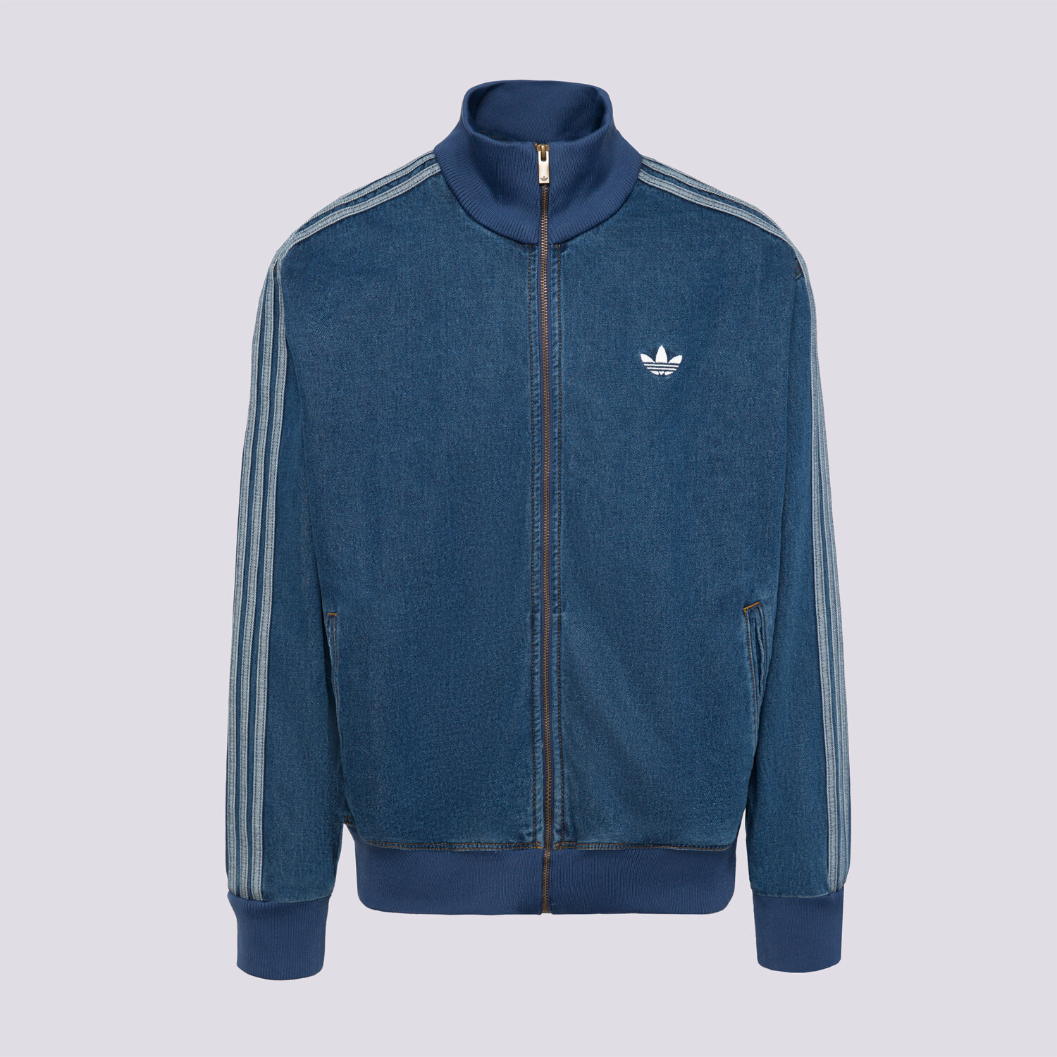 Kurtka wiosenna / jesienna męska ADIDAS KURTKA DENIM FB TT KD1517 NIEBIESKI