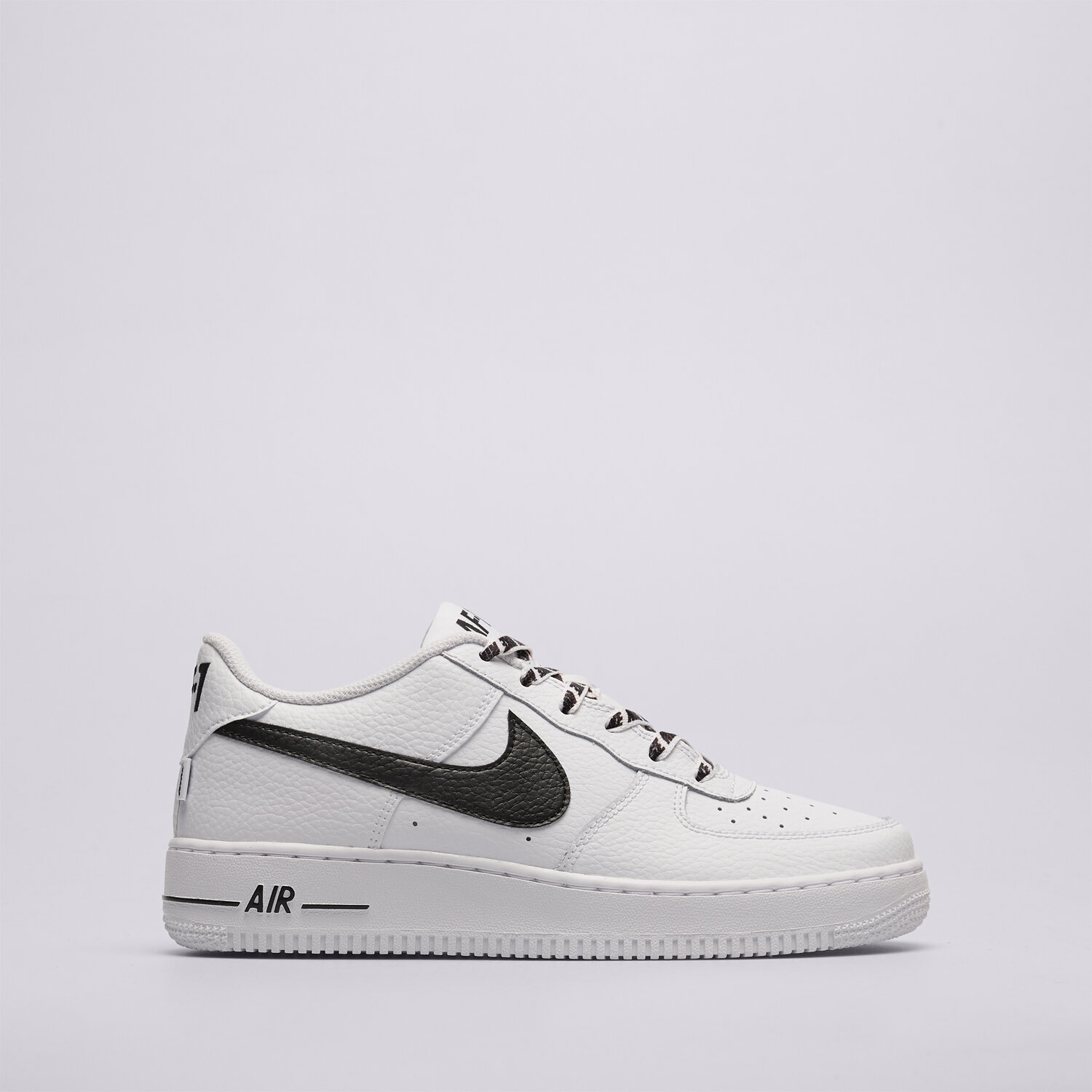 Buty sneakersy dla dzieci NIKE AIR FORCE 1 LOW JS BG IR0270-100 BIAŁY