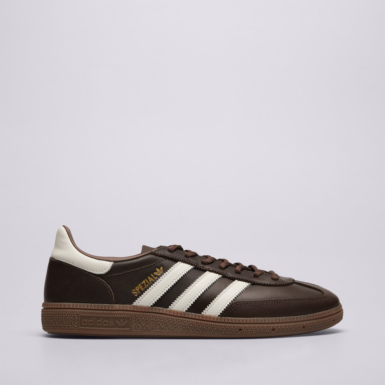 Buty sneakersy męskie ADIDAS HANDBALL SPEZIAL KI8581 BRĄZOWY