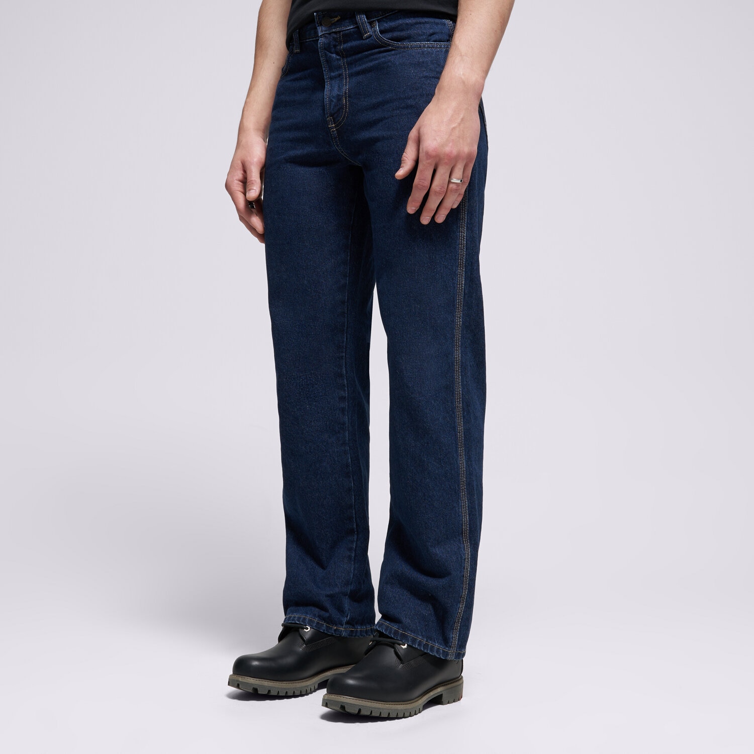 Spodnie sportowe męskie DICKIES SPODNIE 954 RELAXED STRAIGHT WORK JEANS DK0A882A0DD1 NIEBIESKI