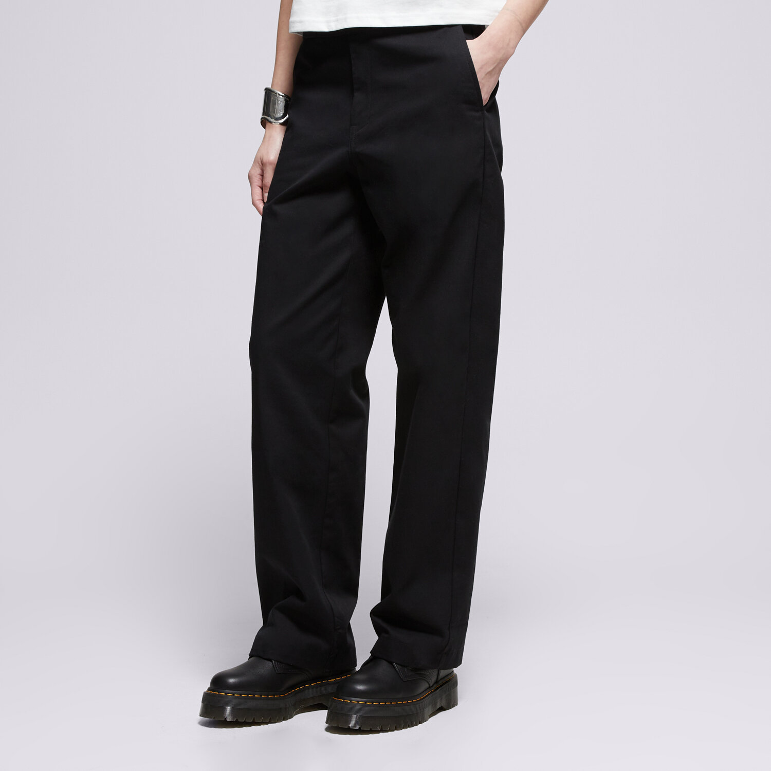 Spodnie sportowe damskie DICKIES SPODNIE 247 LOOSE WORK PANT W DK0A87PLBLK1 CZARNY