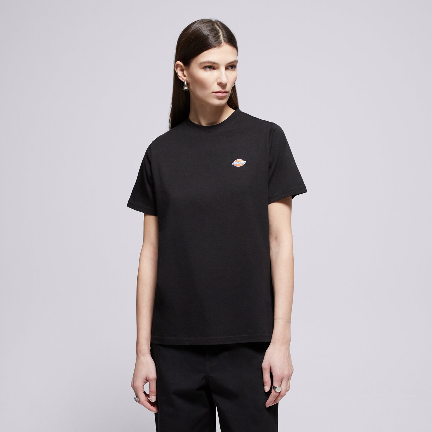 Koszulka, t-shirt damski DICKIES T-SHIRT MAPLETON SS TEE DK0A4XDABLK1 CZARNY