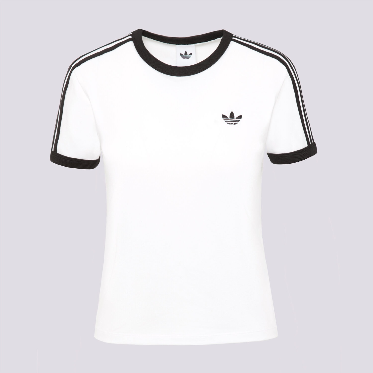 Koszulka, t-shirt damski ADIDAS T-SHIRT 3S TEE SLIM KD3683 BIAŁY