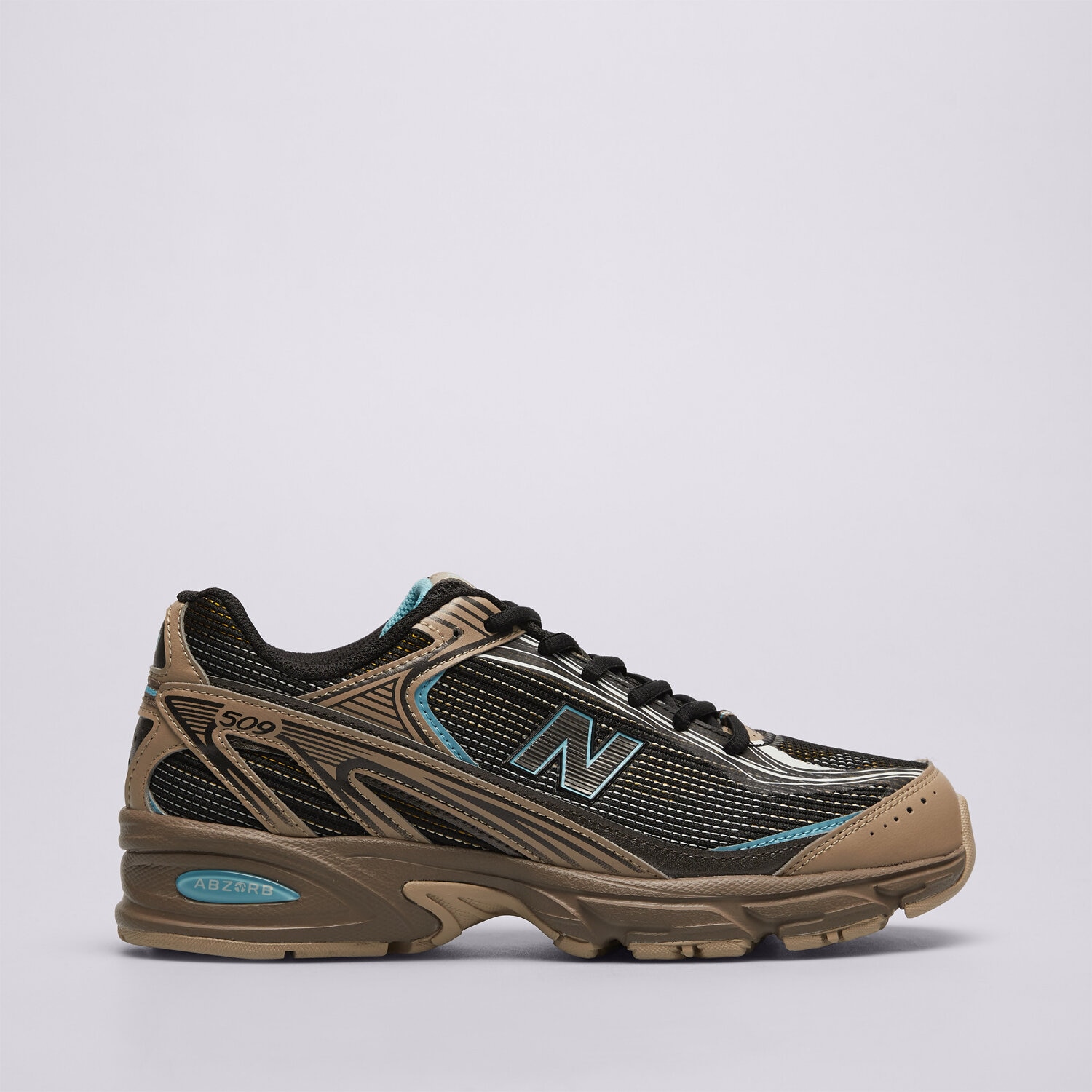 Buty sneakersy damskie NEW BALANCE U509 U509E36B BRĄZOWY