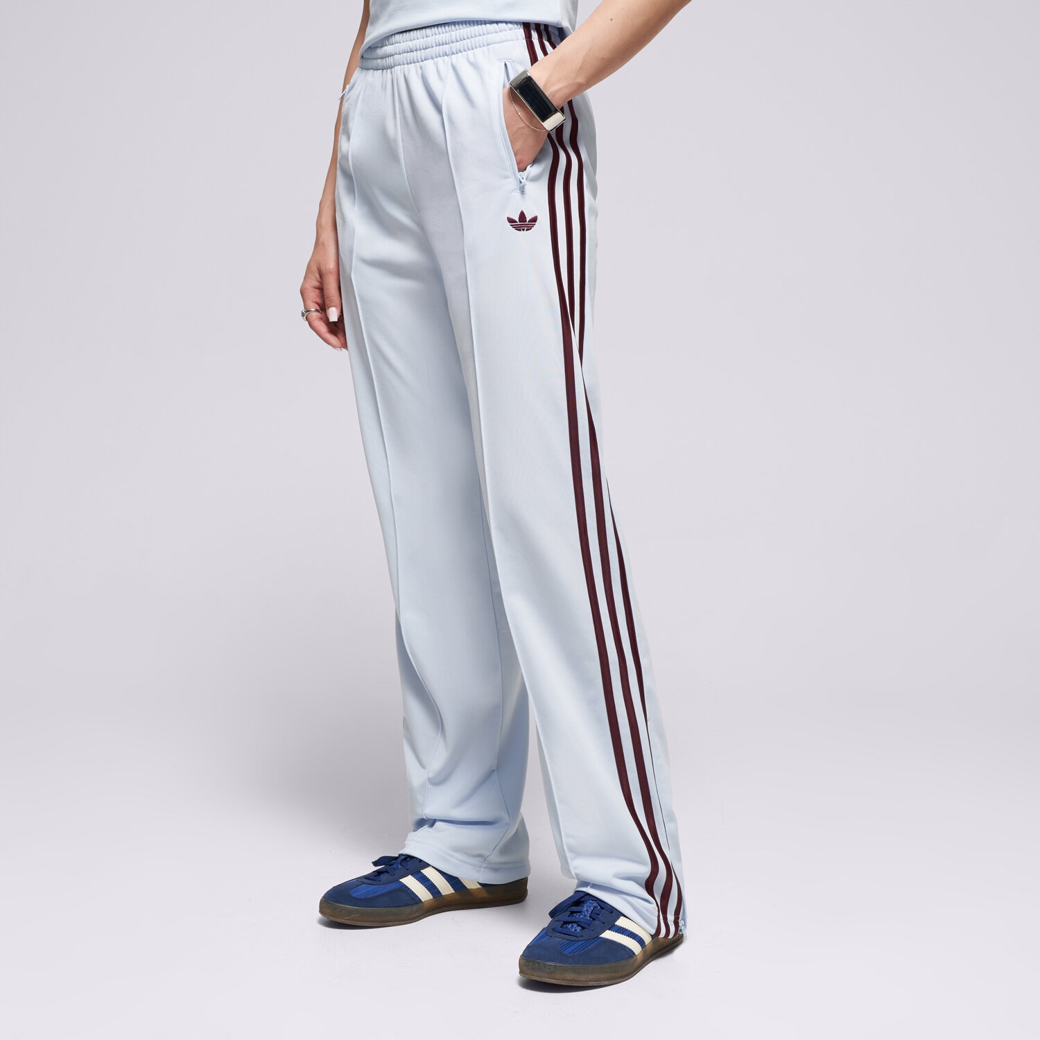 Spodnie sportowe damskie ADIDAS SPODNIE FB CLASSIC TP KC6561 NIEBIESKI