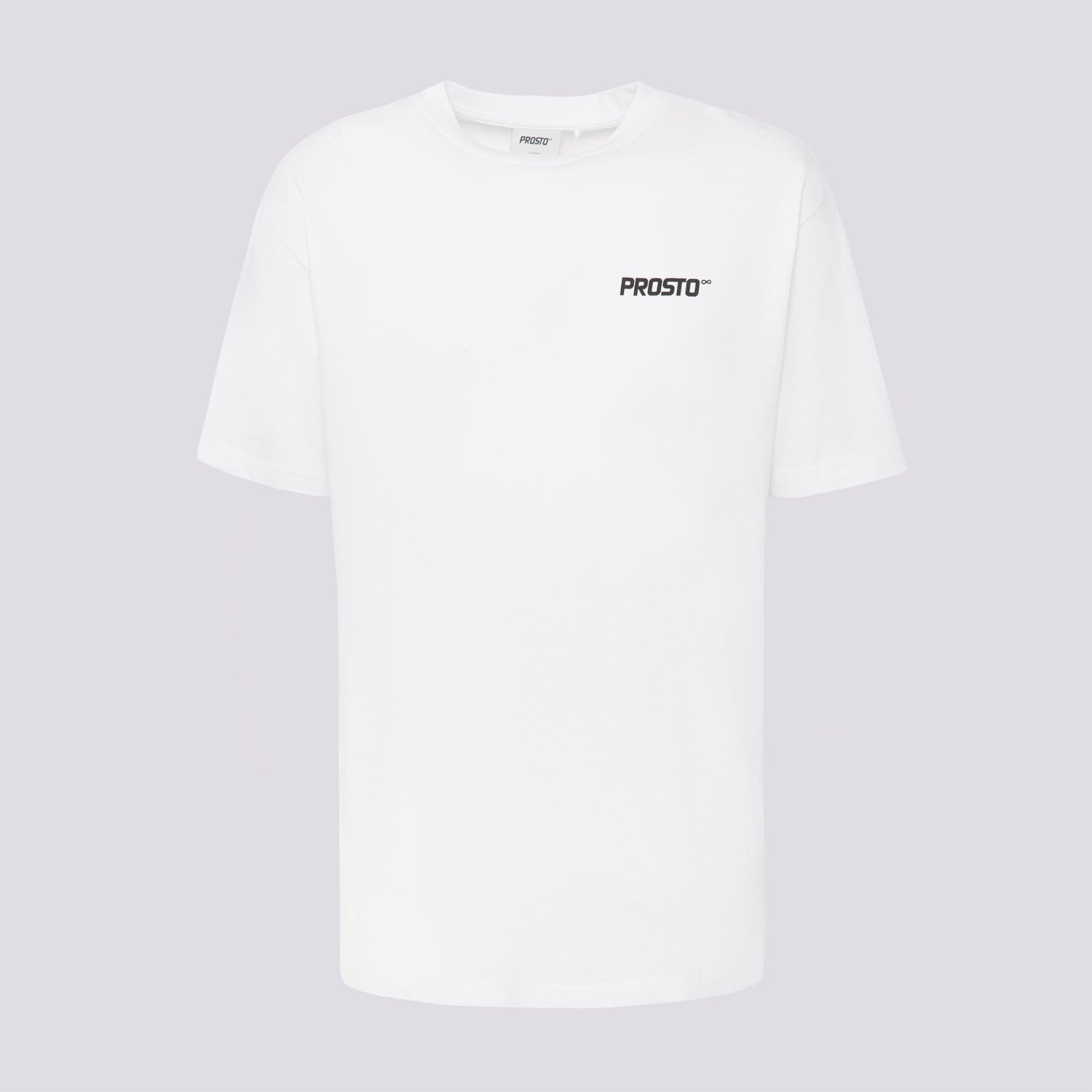 Koszulka, t-shirt sportowy męski PROSTO T-SHIRT WEAR THE STREET WHITE KL261MTEE1181 BIAŁY