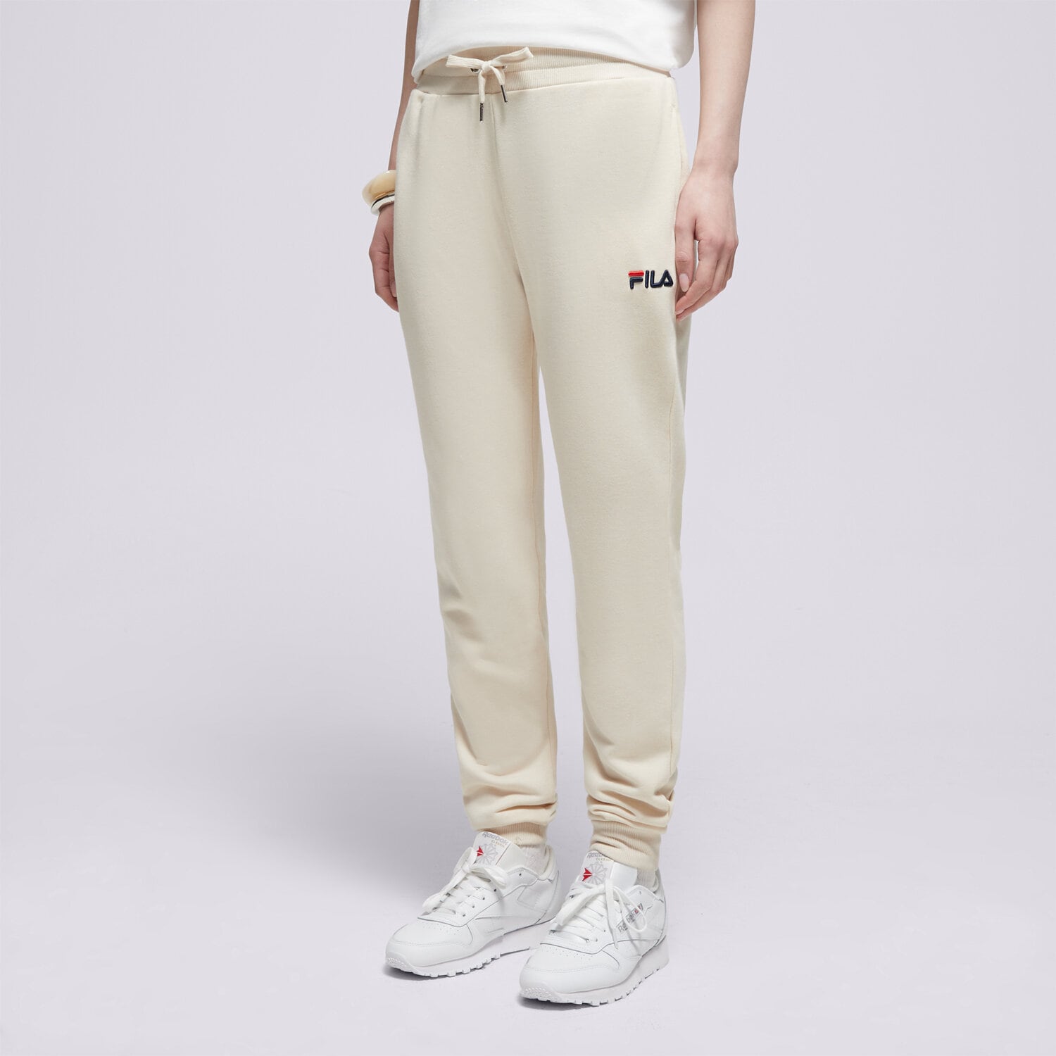 Spodnie sportowe damskie FILA SPODNIE HALLS FL SS23SPW423760 BEŻOWY