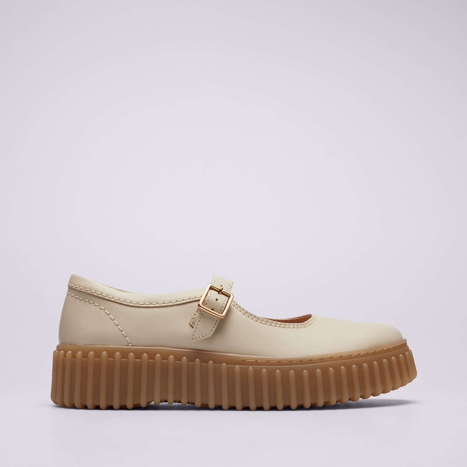 Buty casual damskie CLARKS TORHILL JANE 26186305 KREMOWY