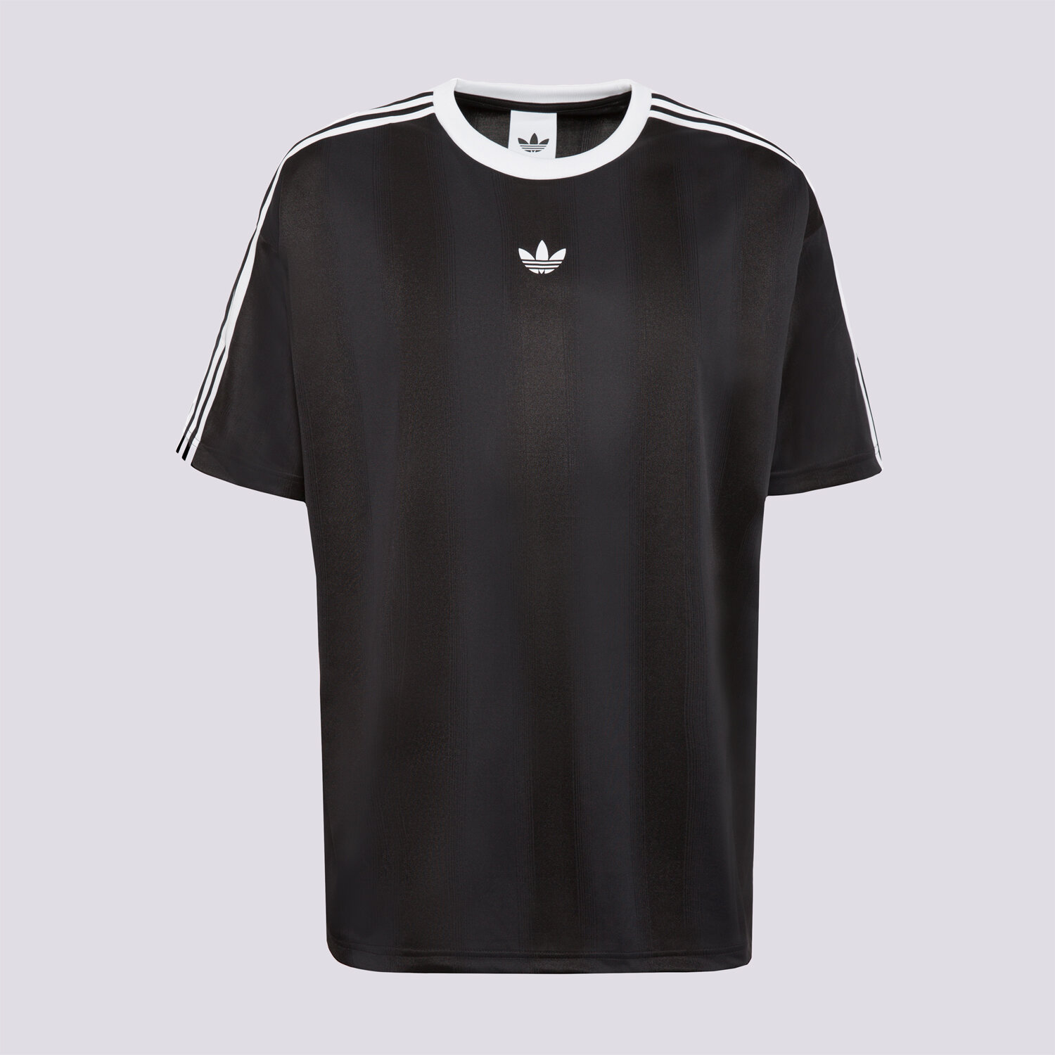 Koszulka, t-shirt sportowy męski ADIDAS T-SHIRT JACQUARD JERSEY KD5830 CZARNY