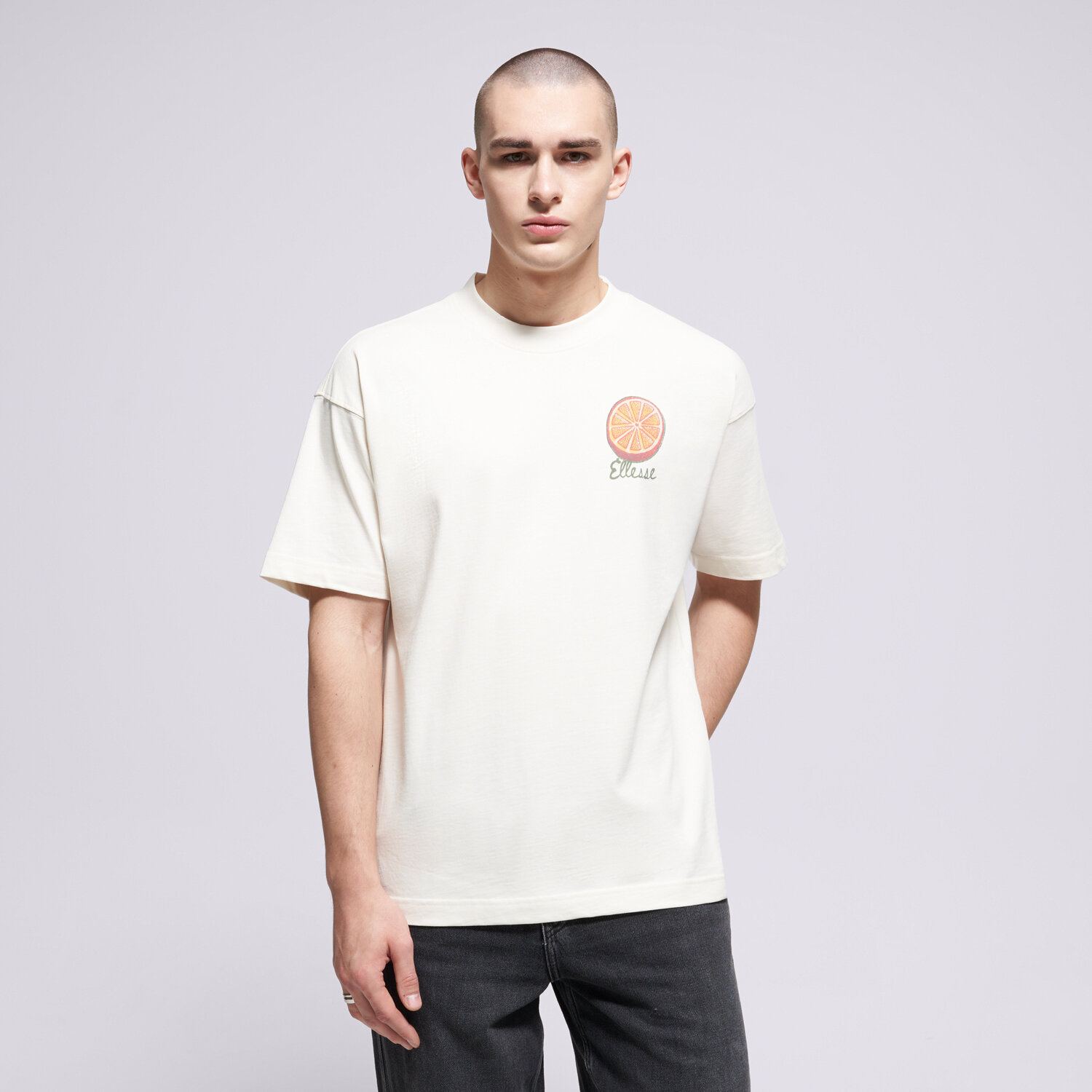 Koszulka, t-shirt sportowy męski ELLESSE T-SHIRT THE CITRUS TEE SHD23805904 BIAŁY