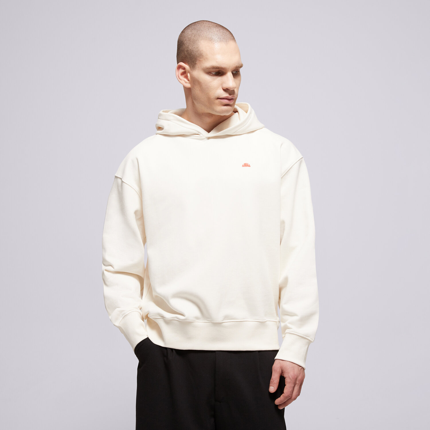 Bluza męska ELLESSE BLUZA Z KAPTUREM LEONARDOS OH HOODY SHD24402904 BIAŁY