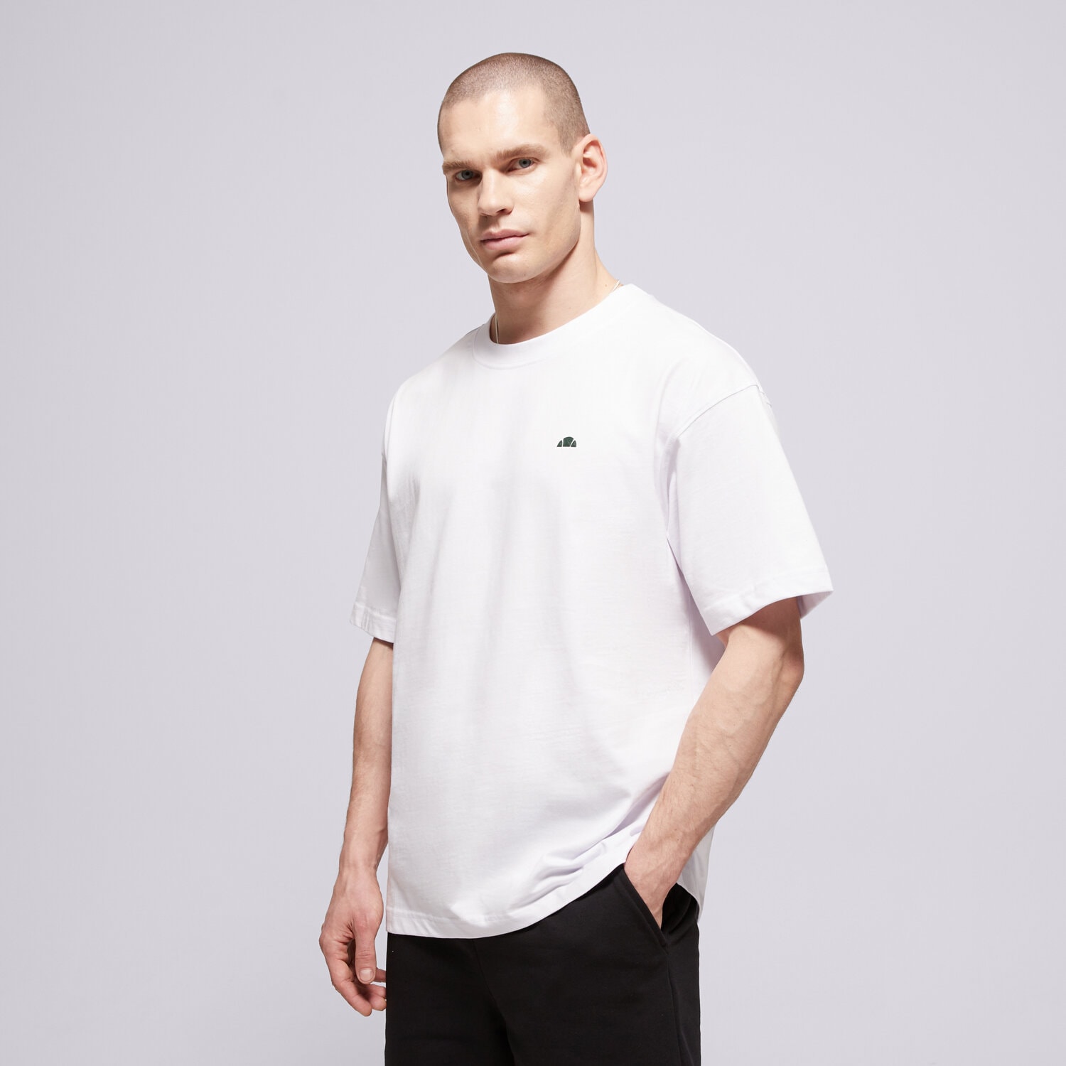 Koszulka, t-shirt sportowy męski ELLESSE T-SHIRT SAN LEONARDO TEE SHD24404908 BIAŁY