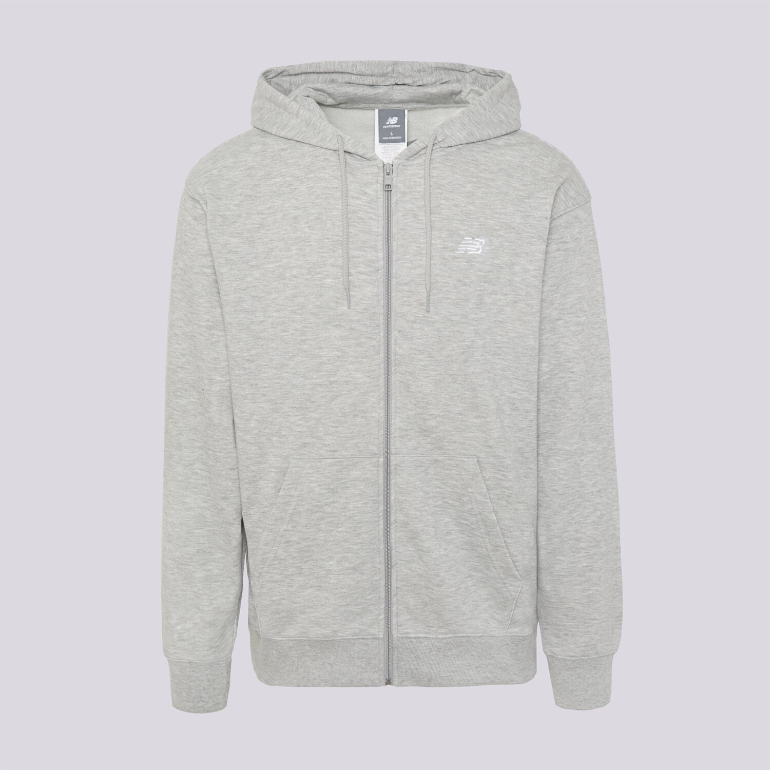 Bluza męska NEW BALANCE BLUZA ROZPINANA SPORT ESSENTIALS LOGO FRENCH TER MJ41501AG SZARY