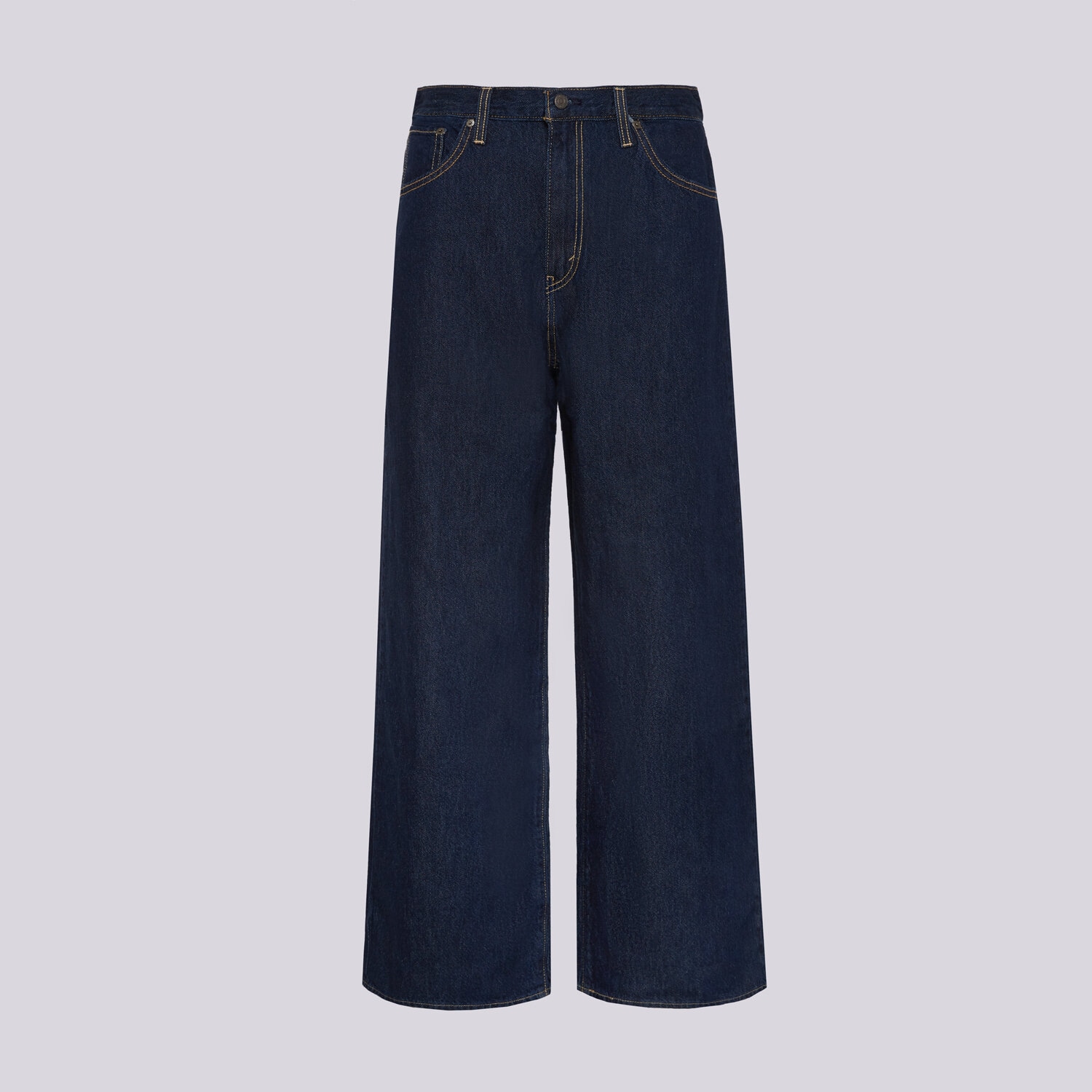 Spodnie sportowe damskie LEVI'S SPODNIE CINCH BAGGY DARK INDIGO FLAT FINISH 001UP-0016 GRANATOWY