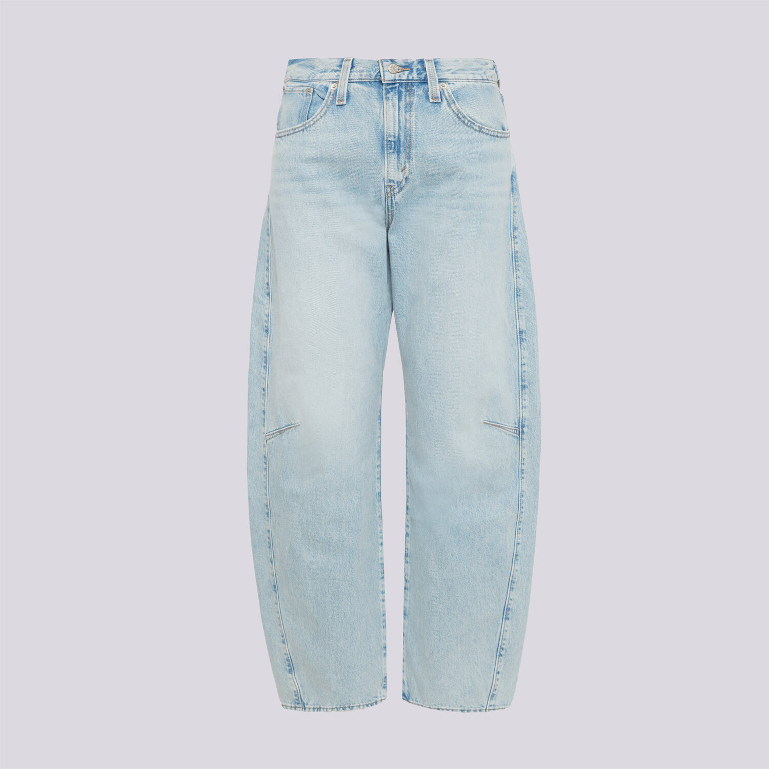 Spodnie sportowe damskie LEVI'S SPODNIE CINCH BARREL LIGHT INDIGO FLAT FINISH 003V5-0003 NIEBIESKI